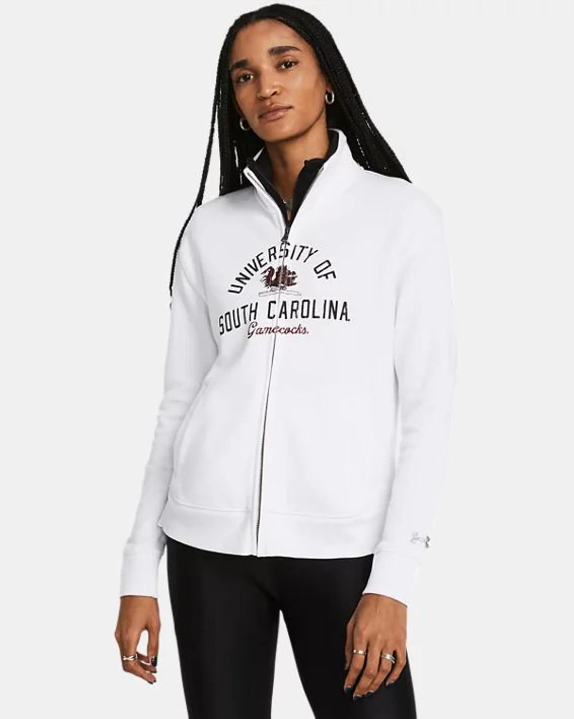 Women's UA Rival Fleece Collegiate Full-Zip