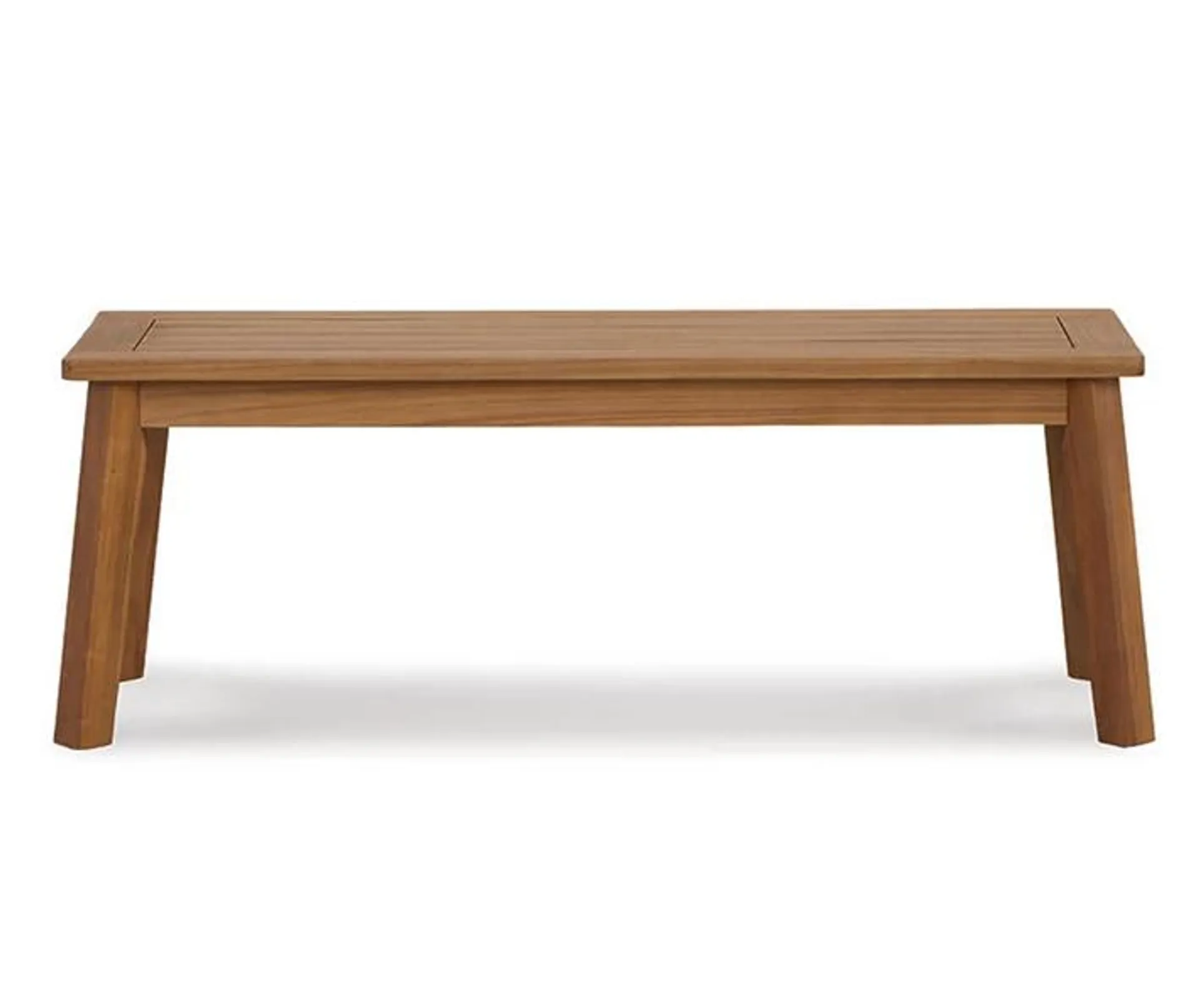 Janiyah Wood Patio Dining Bench