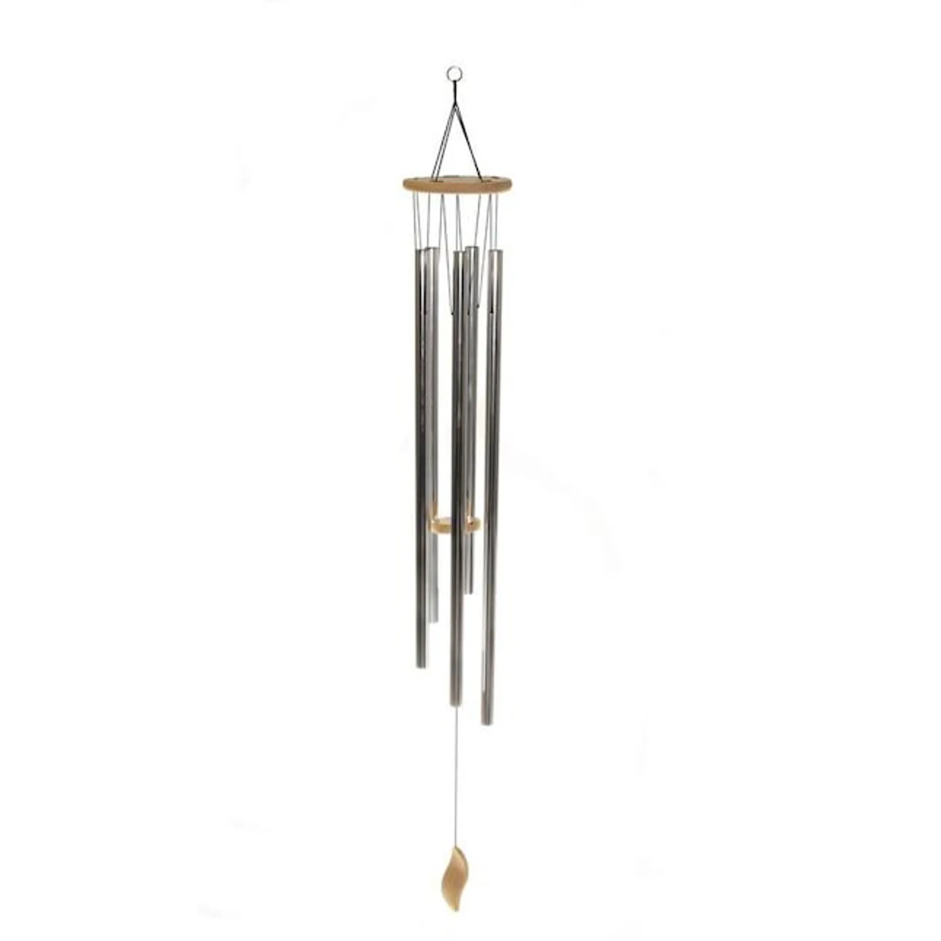 Zingz & Thingz 57-in Silver Metal Natural Wind Chime