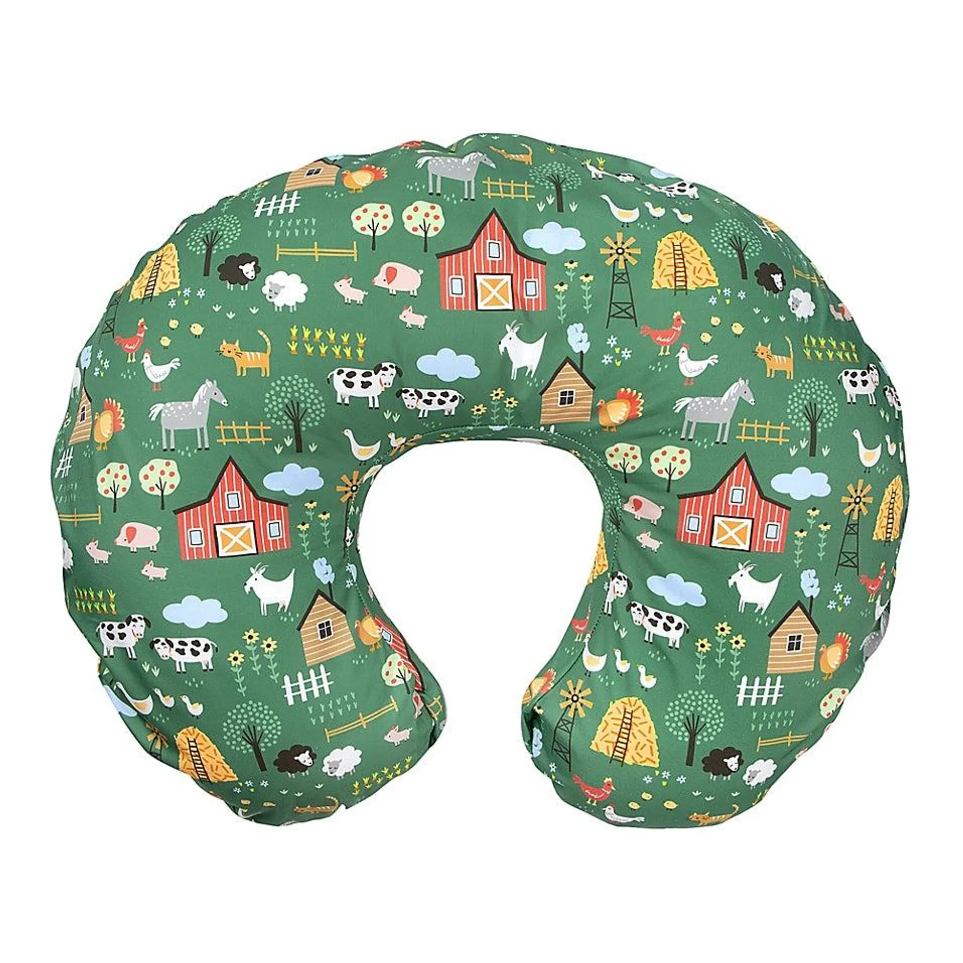 Boppy Original Support Nursing Pillow Cover - Green Farm