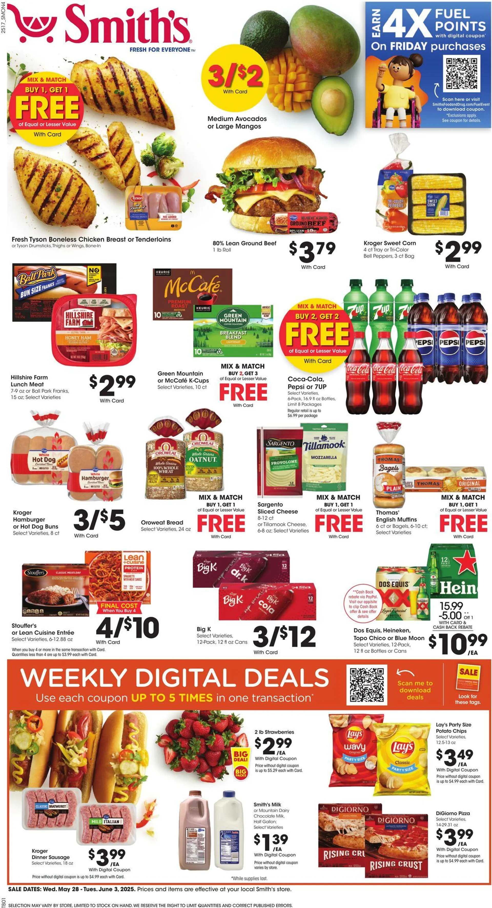Weekly ad Smith's Current weekly ad from May 28 to June 3 2025 - Page 1