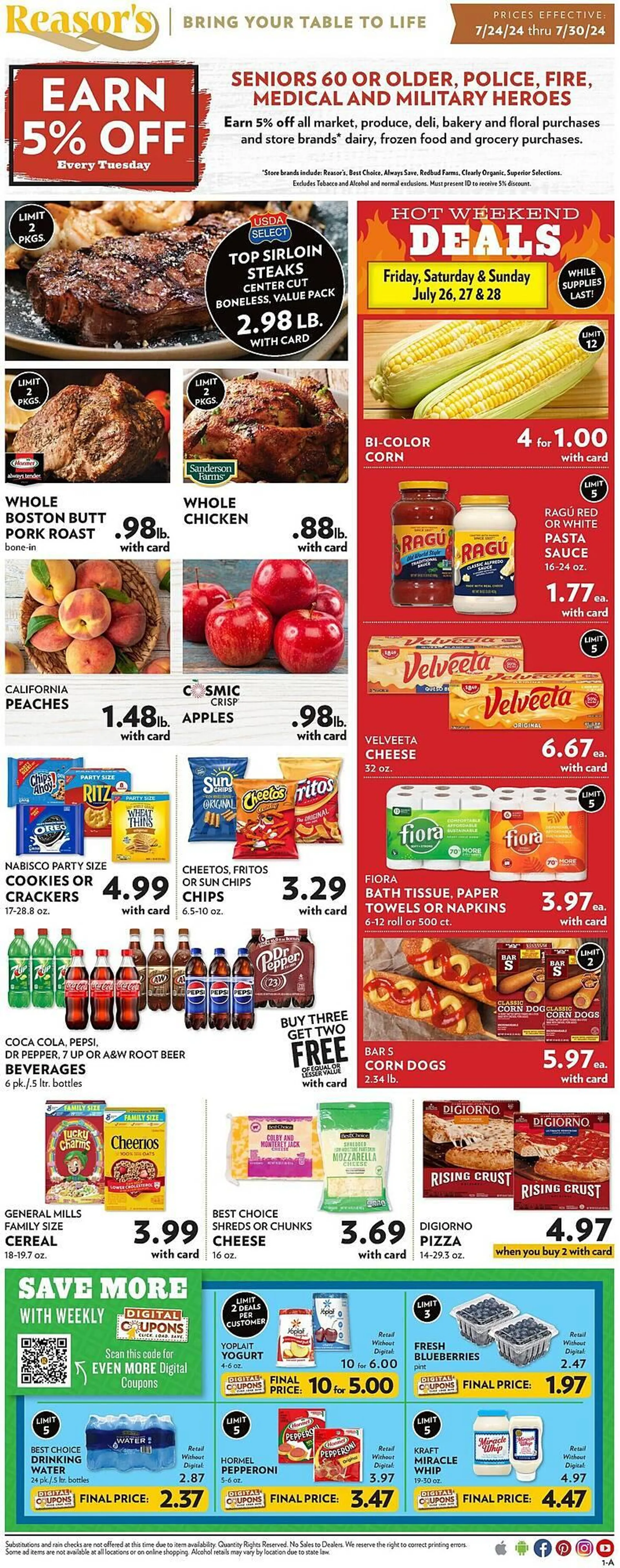 Reasors Weekly Ad - 1