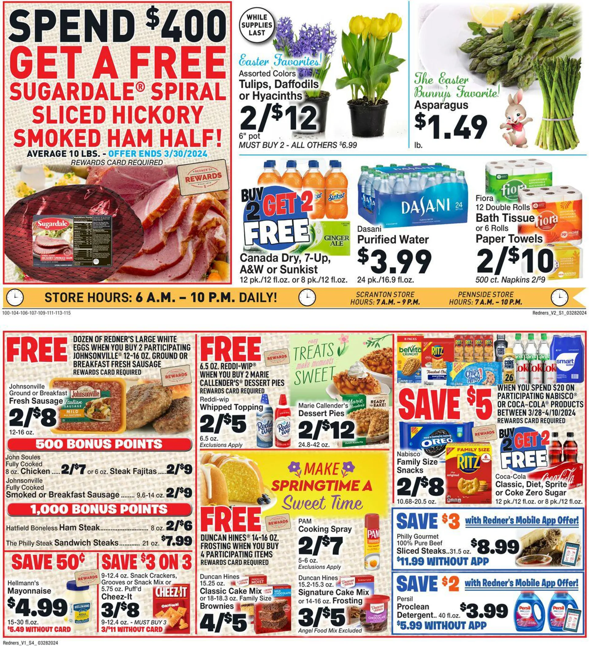 Weekly ad Redner’s Warehouse Market Current weekly ad from March 28 to April 3 2024 - Page 2