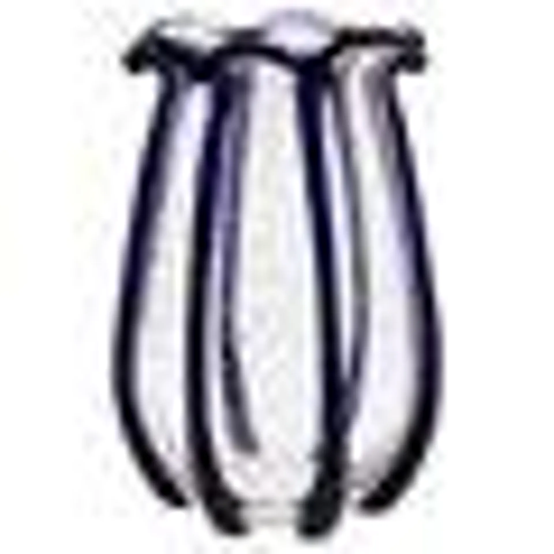 Large Murano Vase with Baloton Bubbles in Gold Leaf and Cobalt Blue Beads, 1960