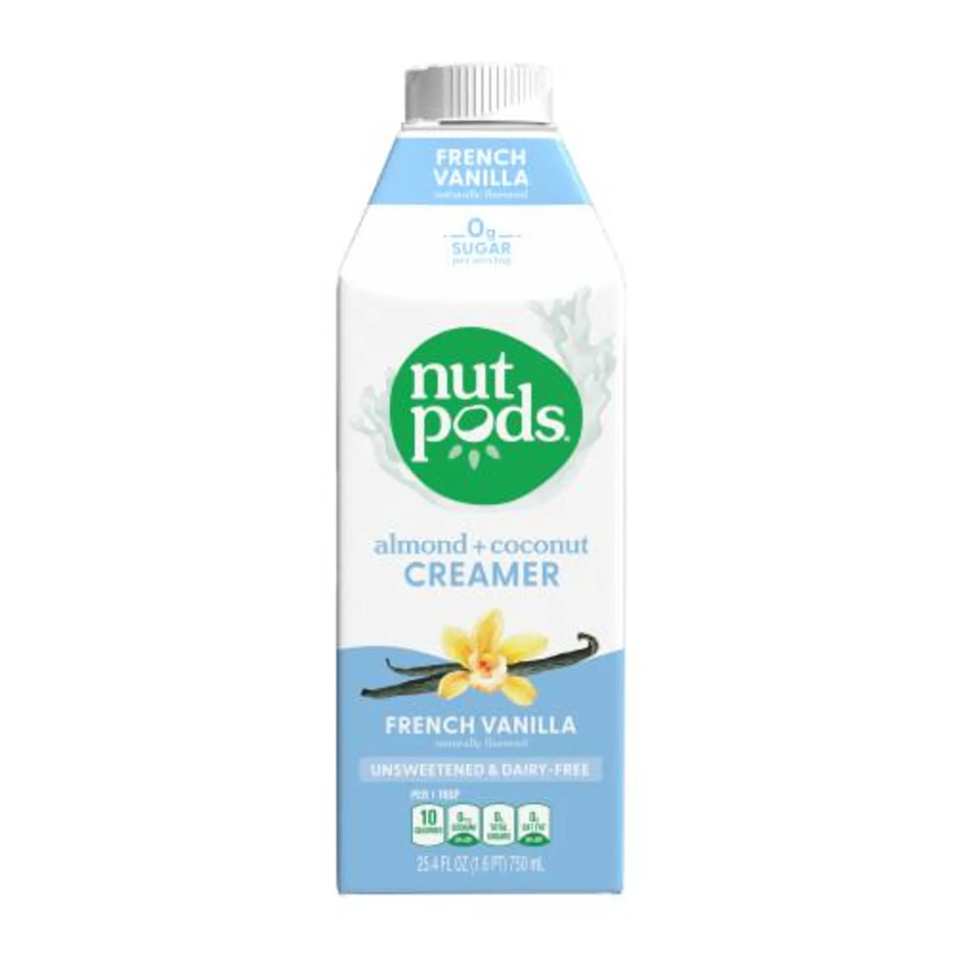nutpods® Unsweetened French Vanilla Almond + Coconut Creamer