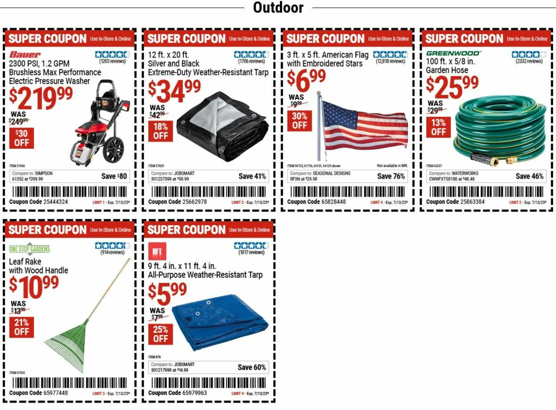 Weekly ad Harbor Freight from June 30 to July 9 2025 - Page 7