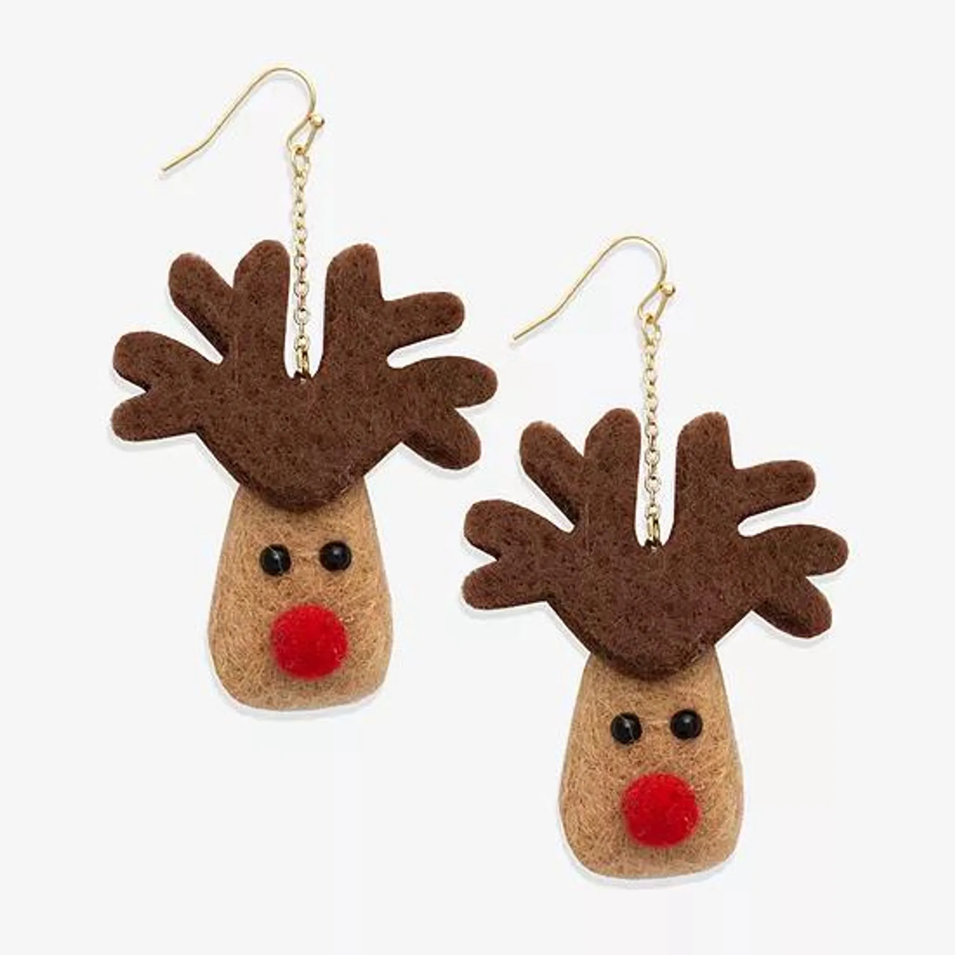 Bijoux Bar Reindeer Drop Earrings