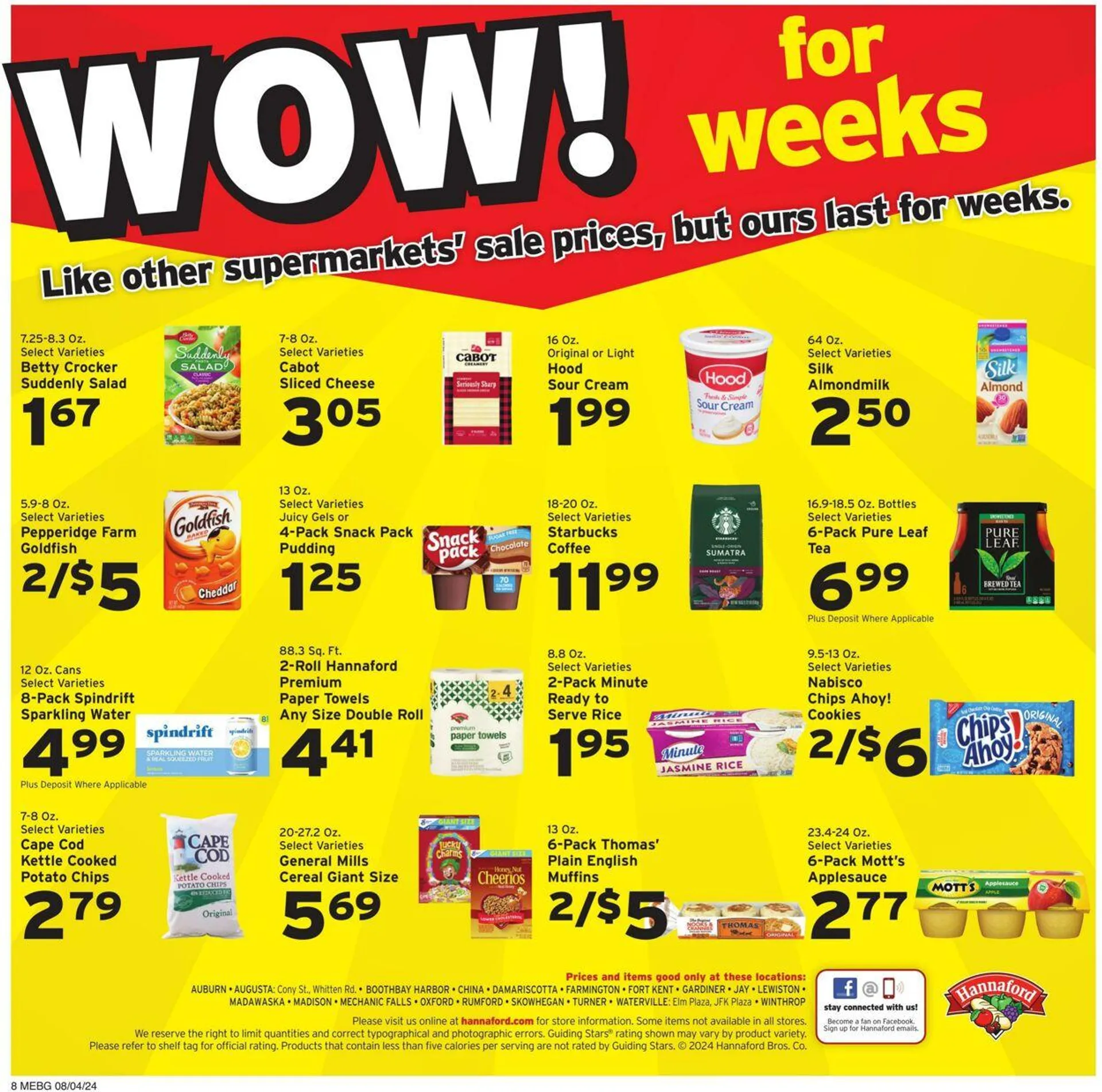 Weekly ad Hannaford Current weekly ad from August 4 to August 10 2024 - Page 8