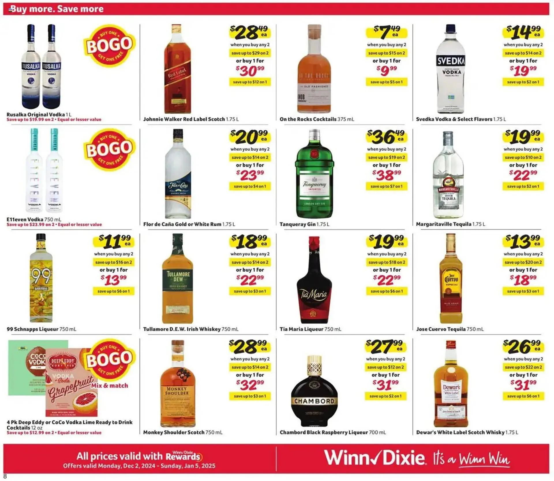 Weekly ad Winn Dixie Weekly Ad from December 2 to January 5 2025 - Page 8