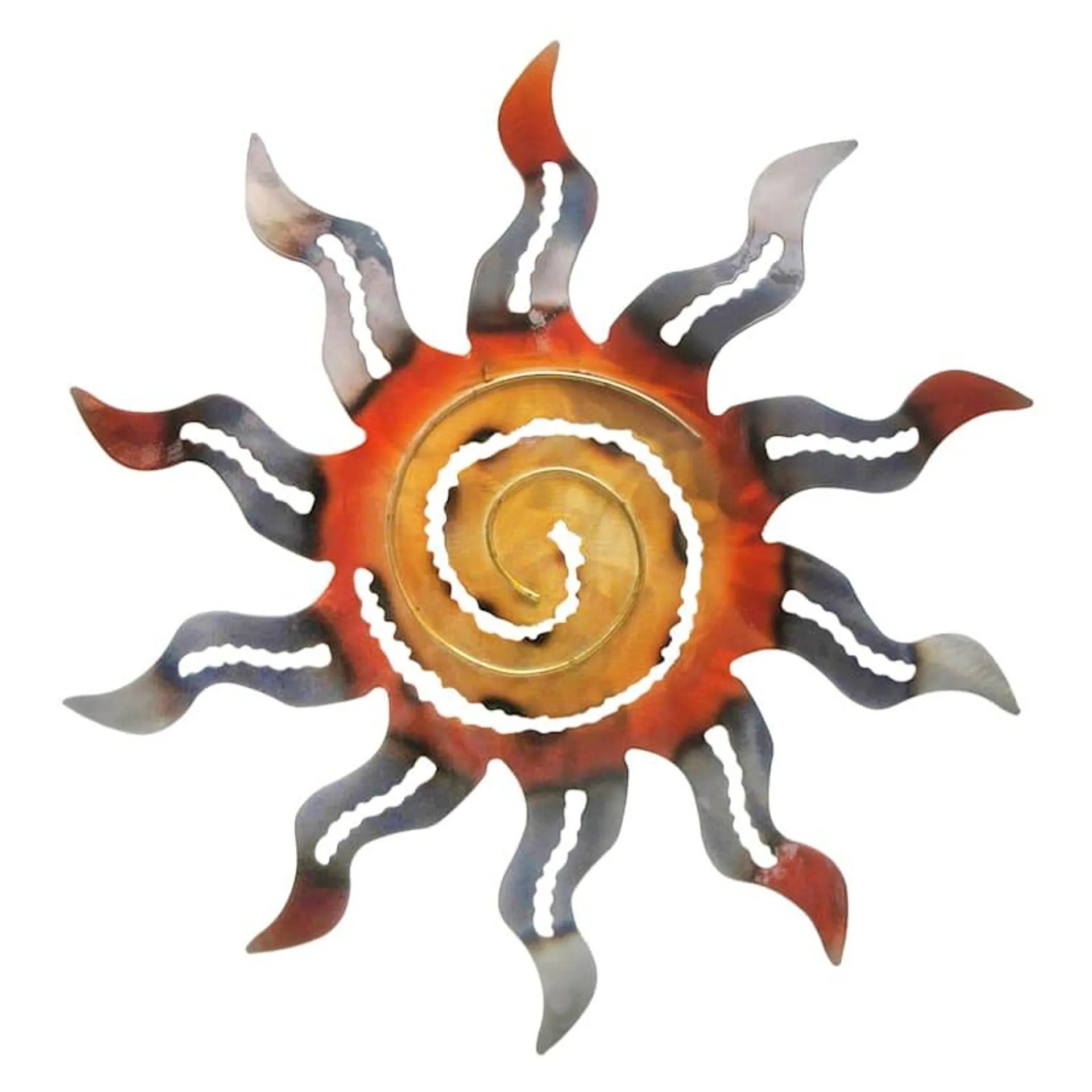 Metal Sun Outdoor Wall Decor, 23"