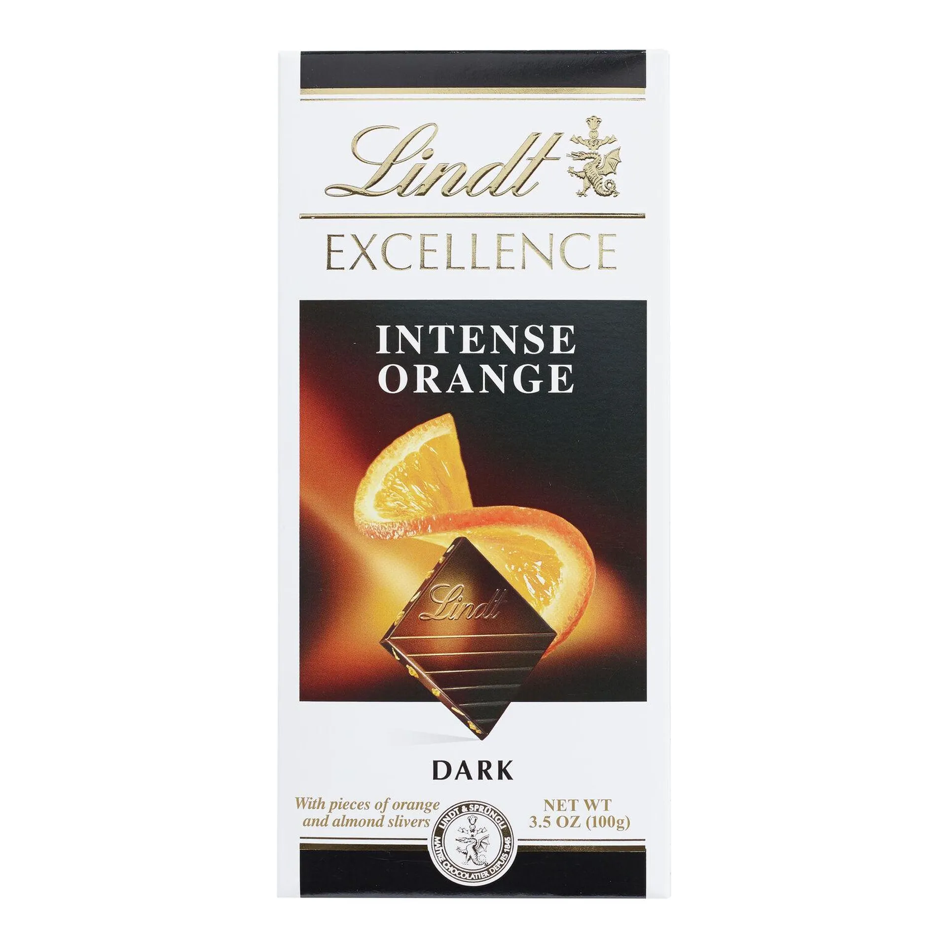 Lindt Excellence Intense Orange Dark Chocolate Bar