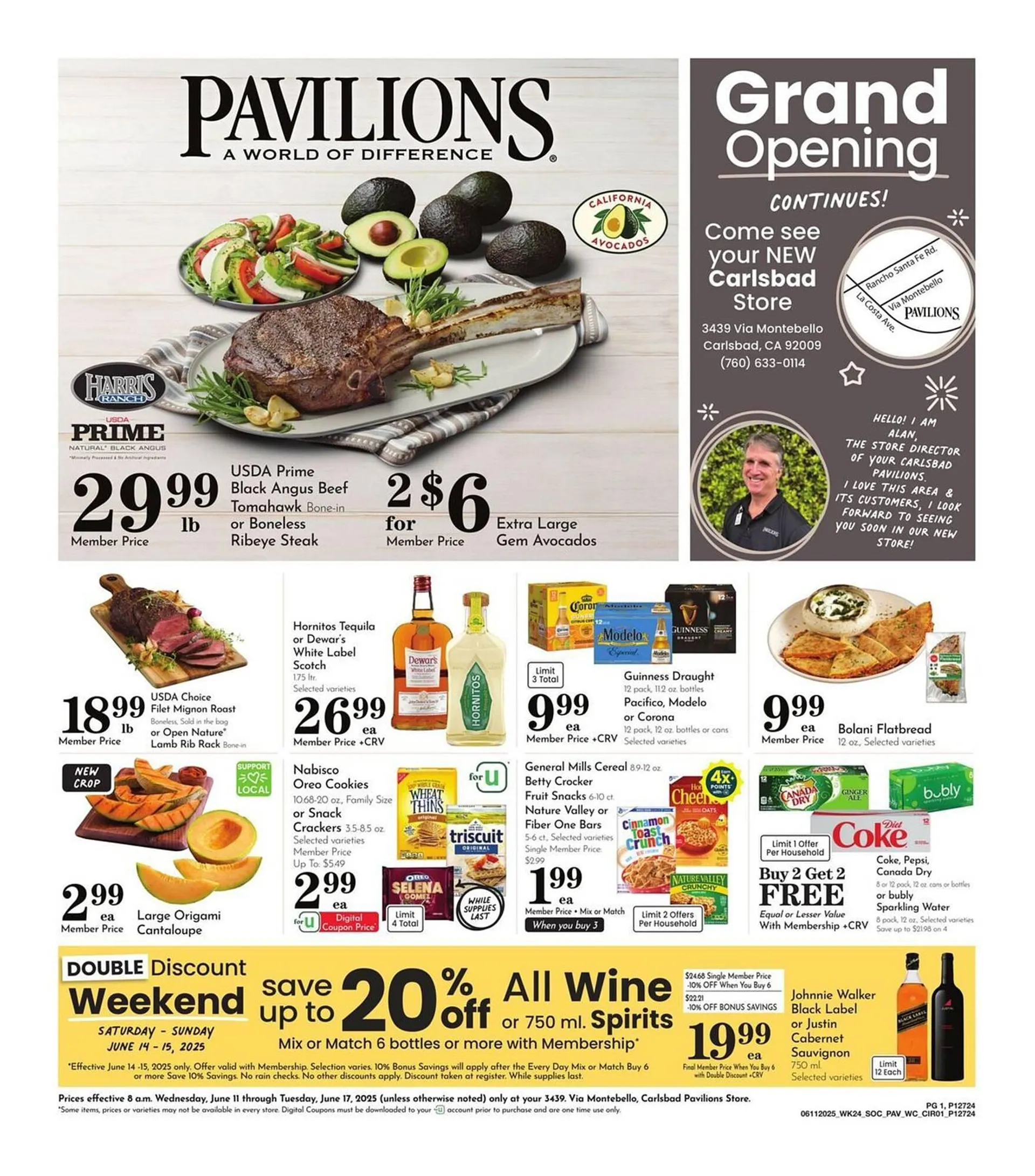 Weekly ad Pavilions Weekly Ad from June 11 to June 17 2025 - Page 1