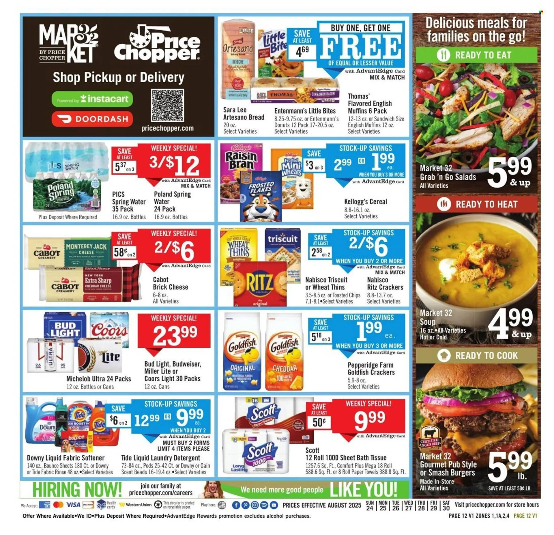Weekly ad Price Chopper Weekly Ad from August 24 to August 30 2025 - Page 1