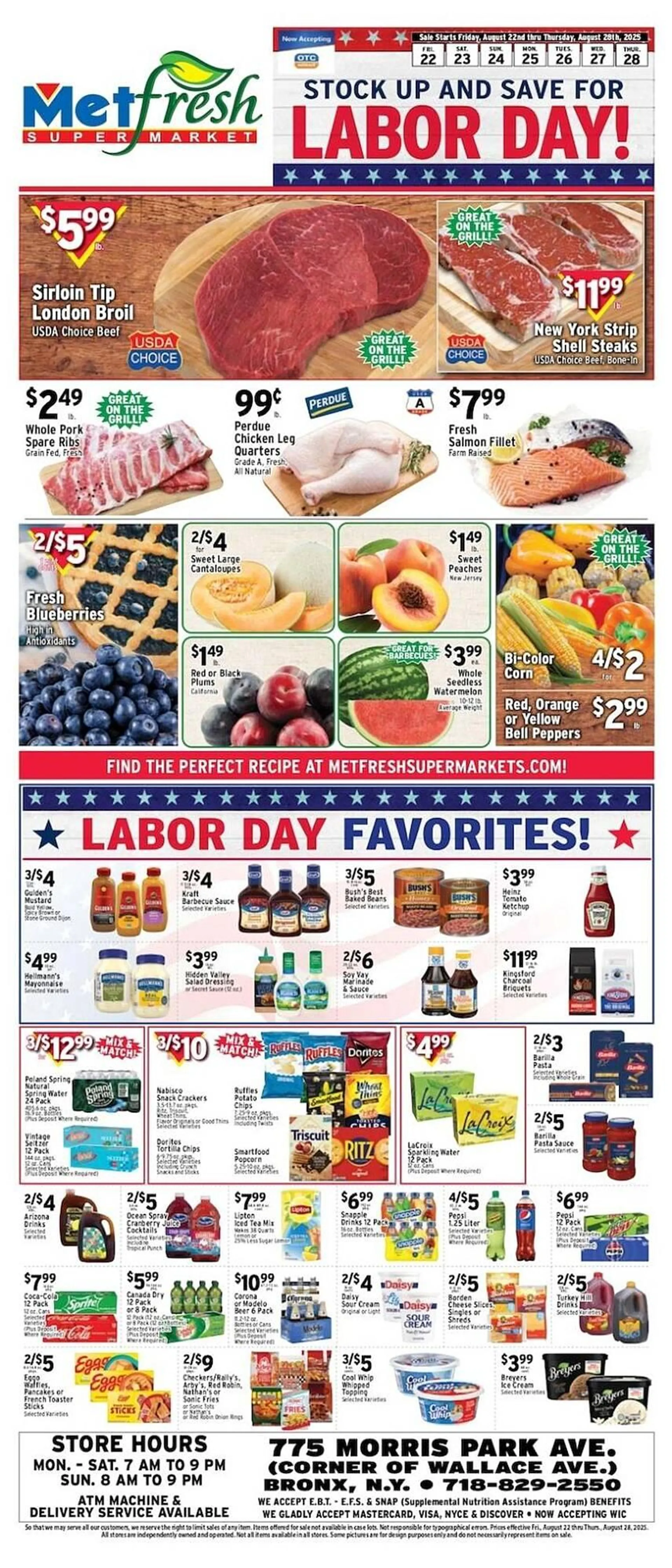 Weekly ad Met Foodmarkets Weekly Ad from August 22 to August 28 2025 - Page 1