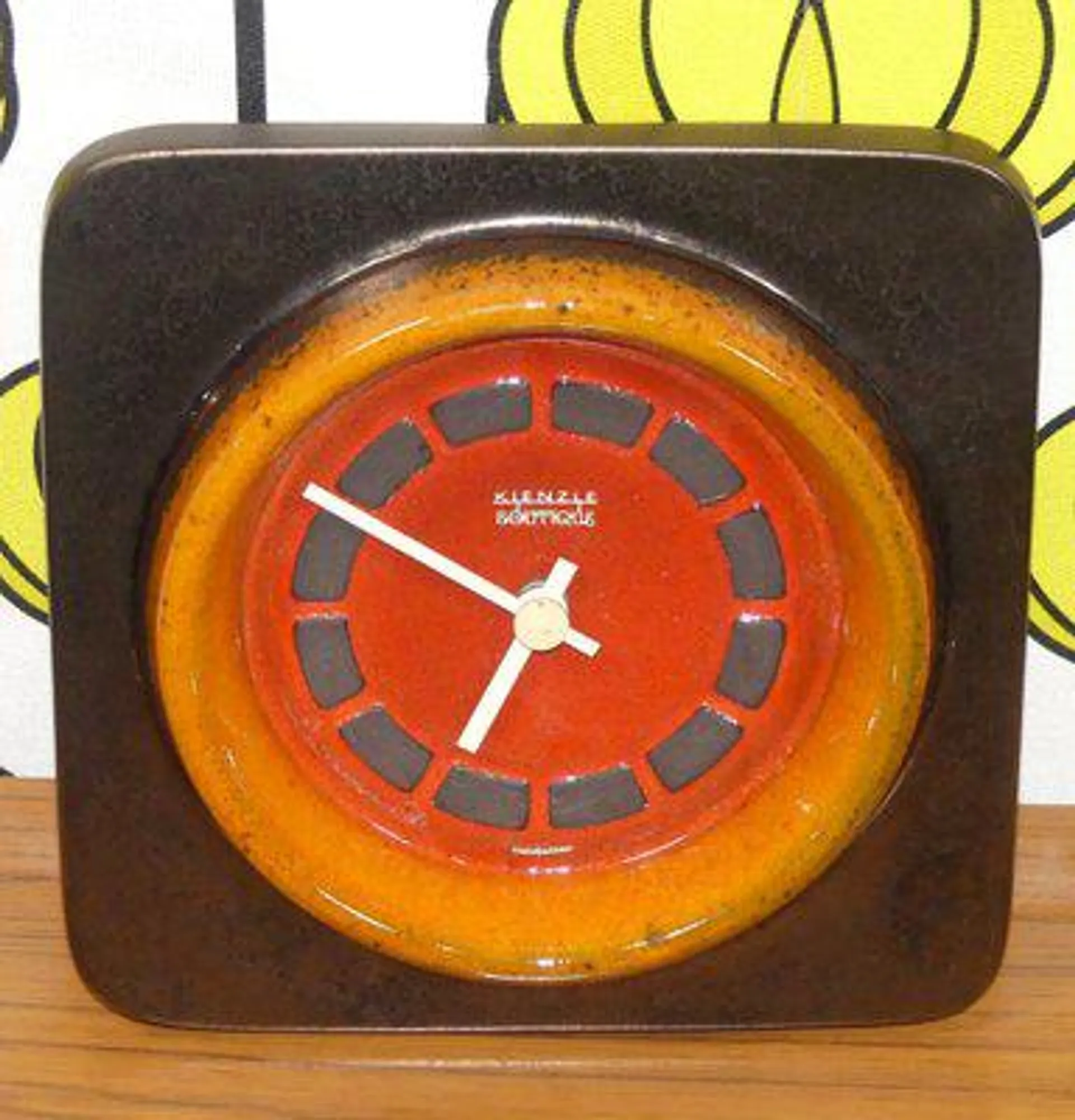 Wall Clock Ceramic Boutique Watch from Kienzle International, 1970s