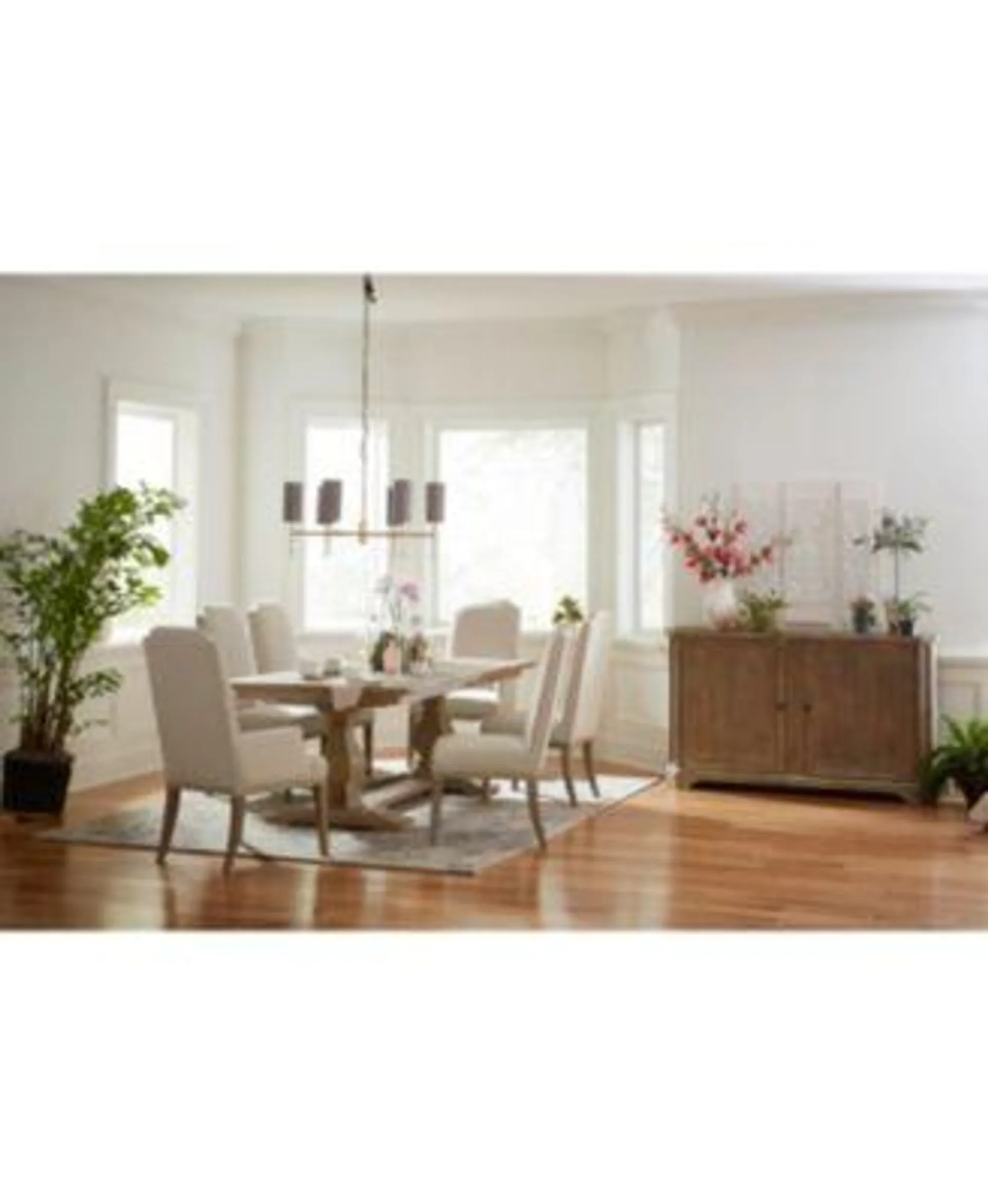 CLOSEOUT! Rachael Ray Monteverdi II 7-Pc. Dining Set (Table, 4 Upholstered Side Chairs & 2 Upholstered Arm Chairs)