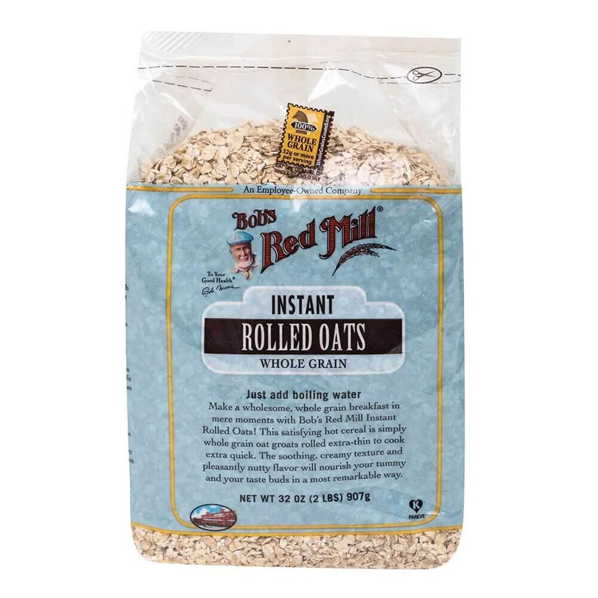 Bob’s Red Mill Quick Cooking Whole Grain Rolled Oats, 32 oz