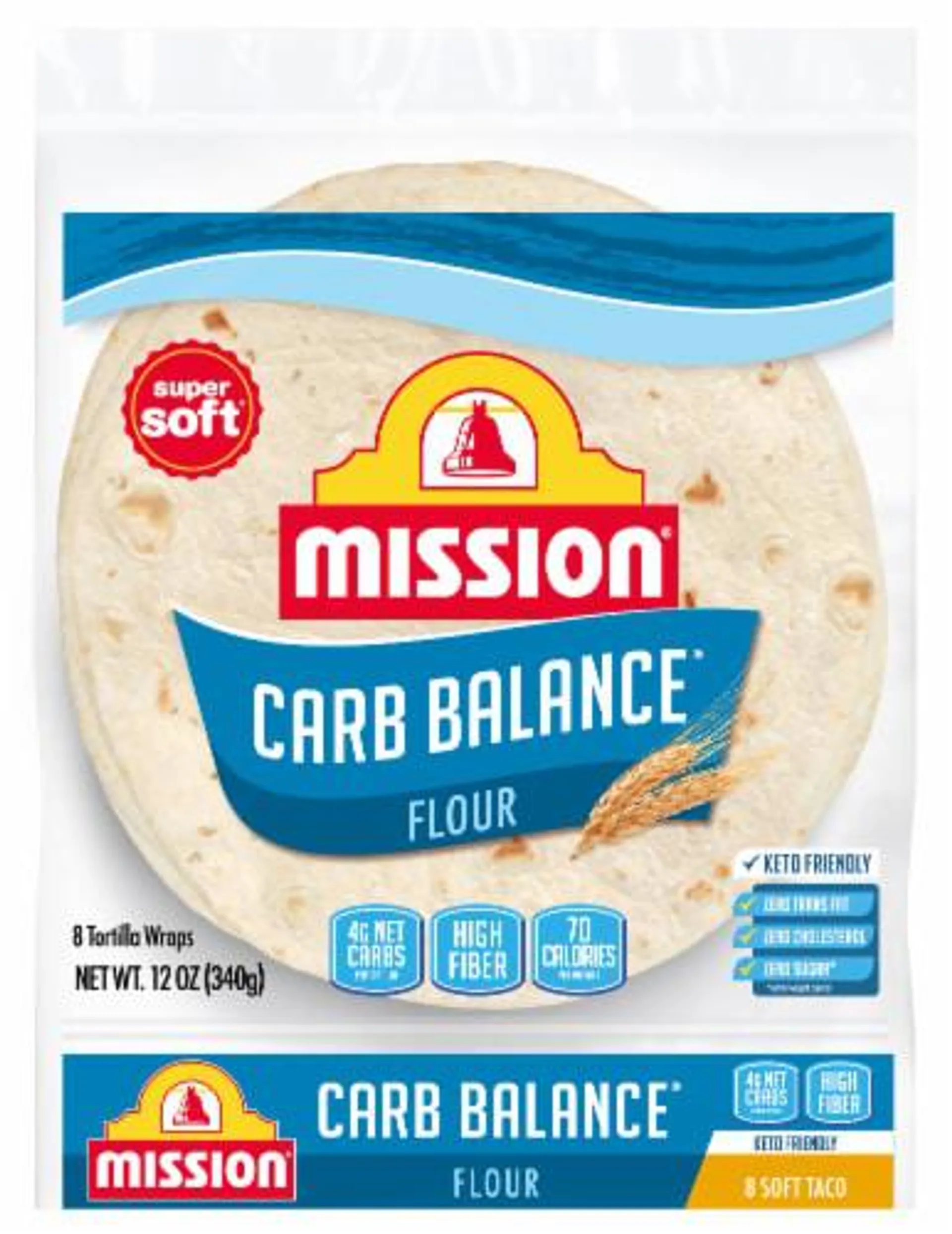 Mission® Carb Balance® Low Carb Soft Taco Flour Tortillas