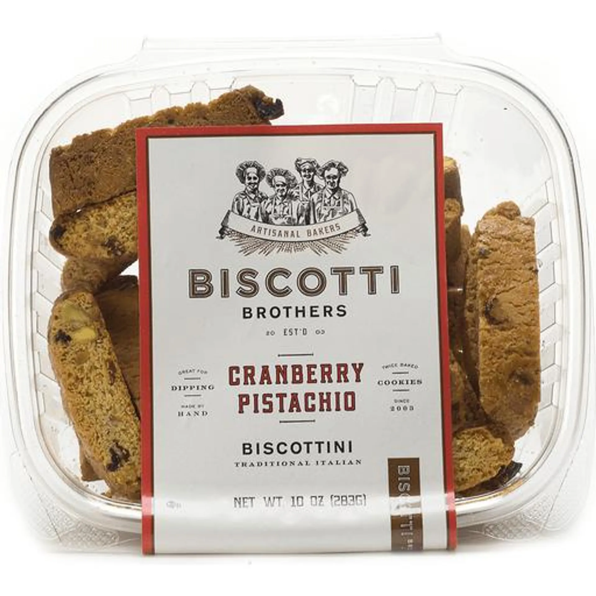 Biscotti Brothers Italian Cookies, Traditional, Cranberry Pistachio 10.0 oz