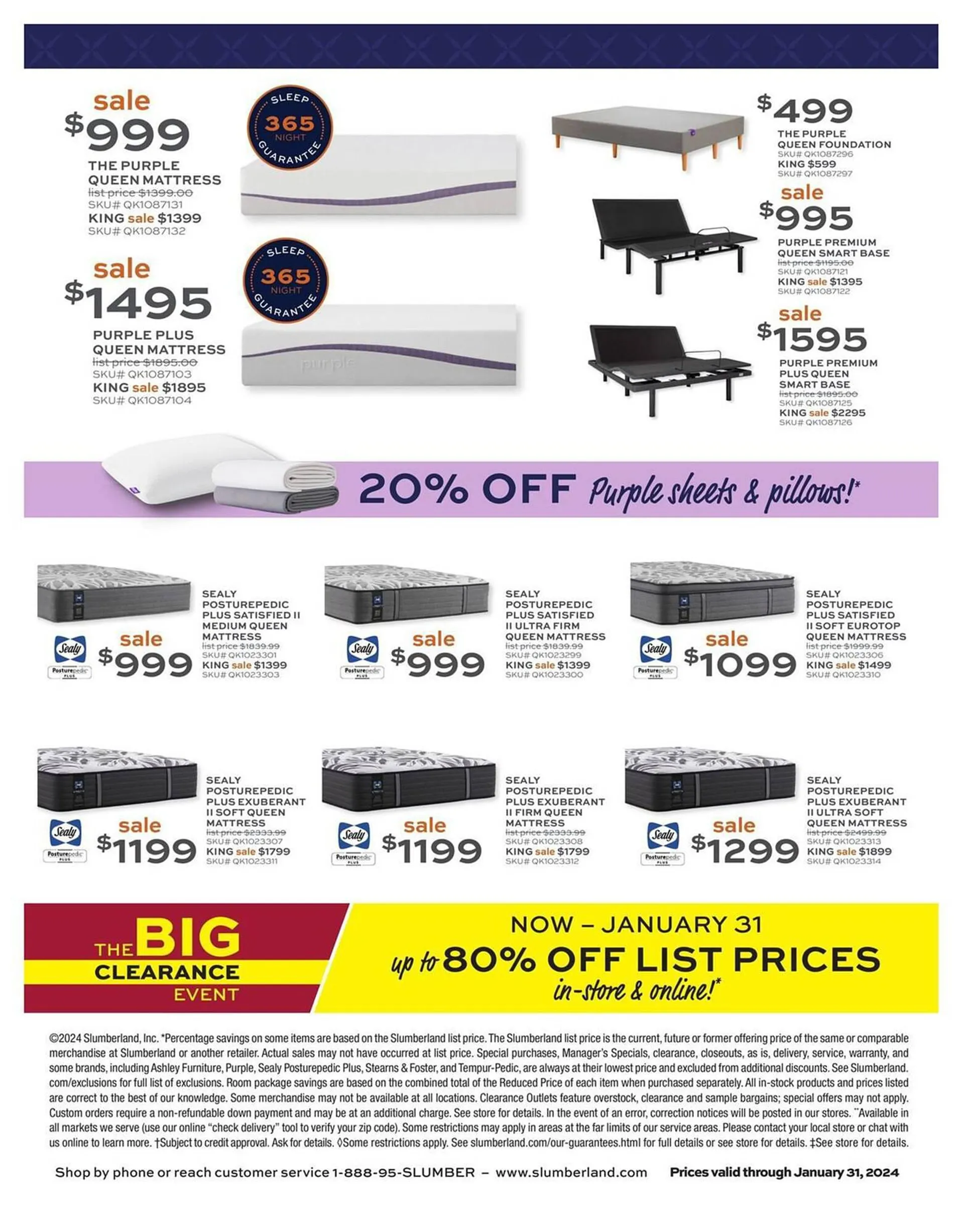 Weekly ad Slumberland Furniture Weekly Ad from January 25 to January 31 2024 - Page 2