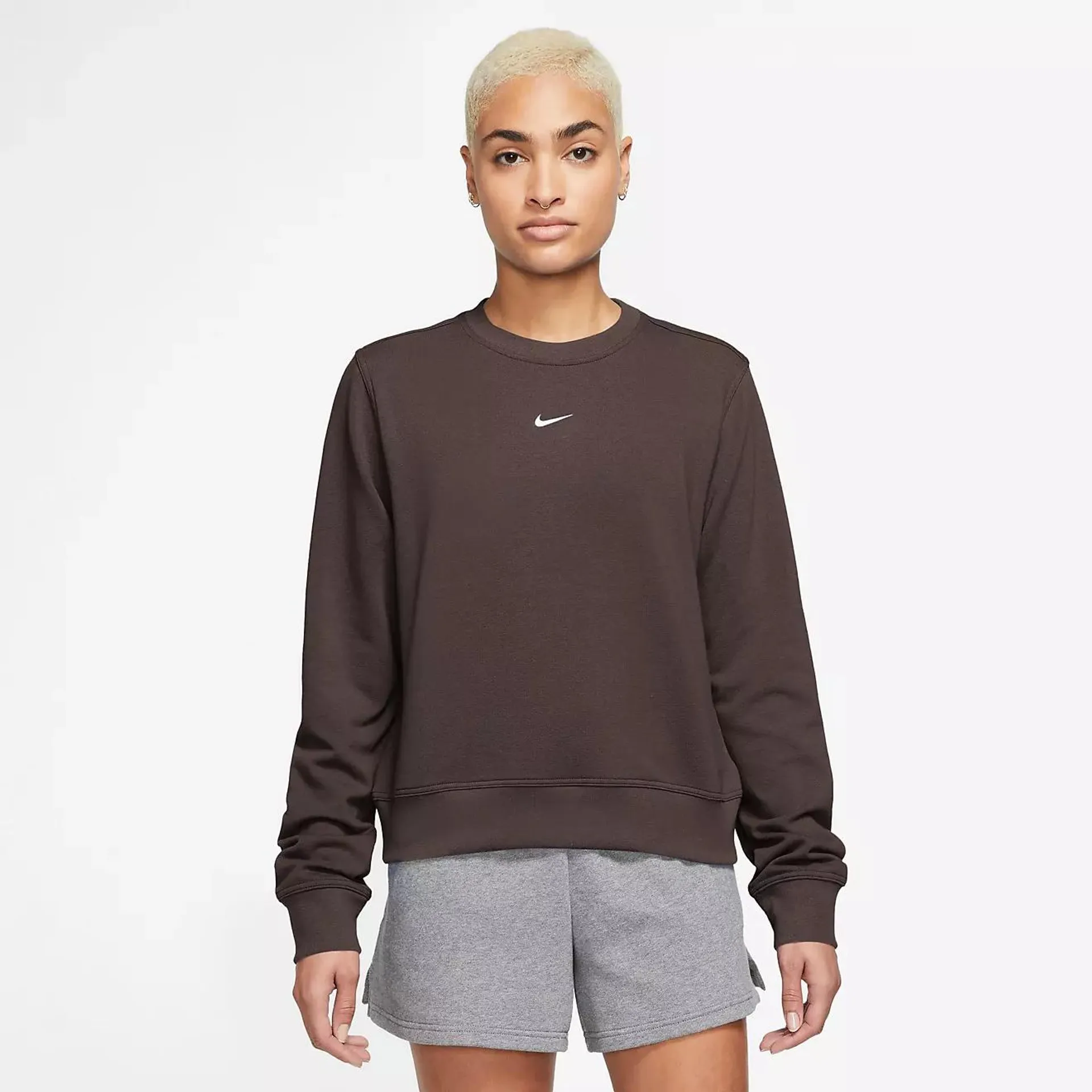 Nike Women's Dri-FIT Crew Neck French Terry Sweatshirt