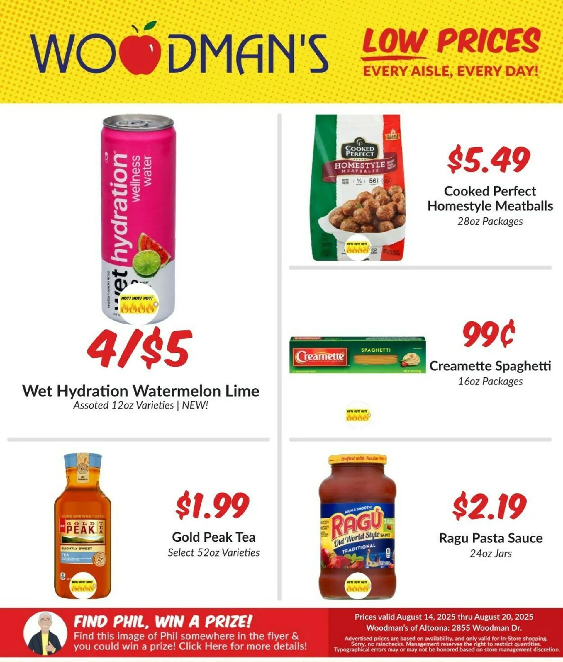 Weekly ad Woodman's Market - ALTOONA, WI from August 14 to August 20 2025 - Page 1