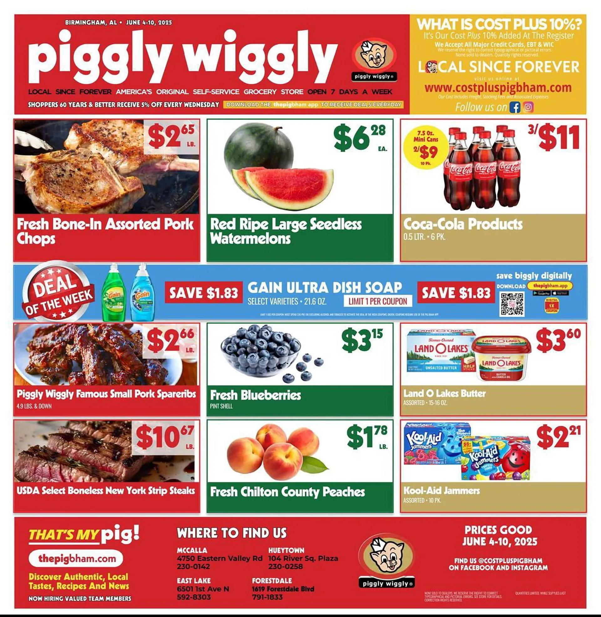 Weekly ad Piggly Wiggly Weekly Ad from June 4 to June 10 2025 - Page 1