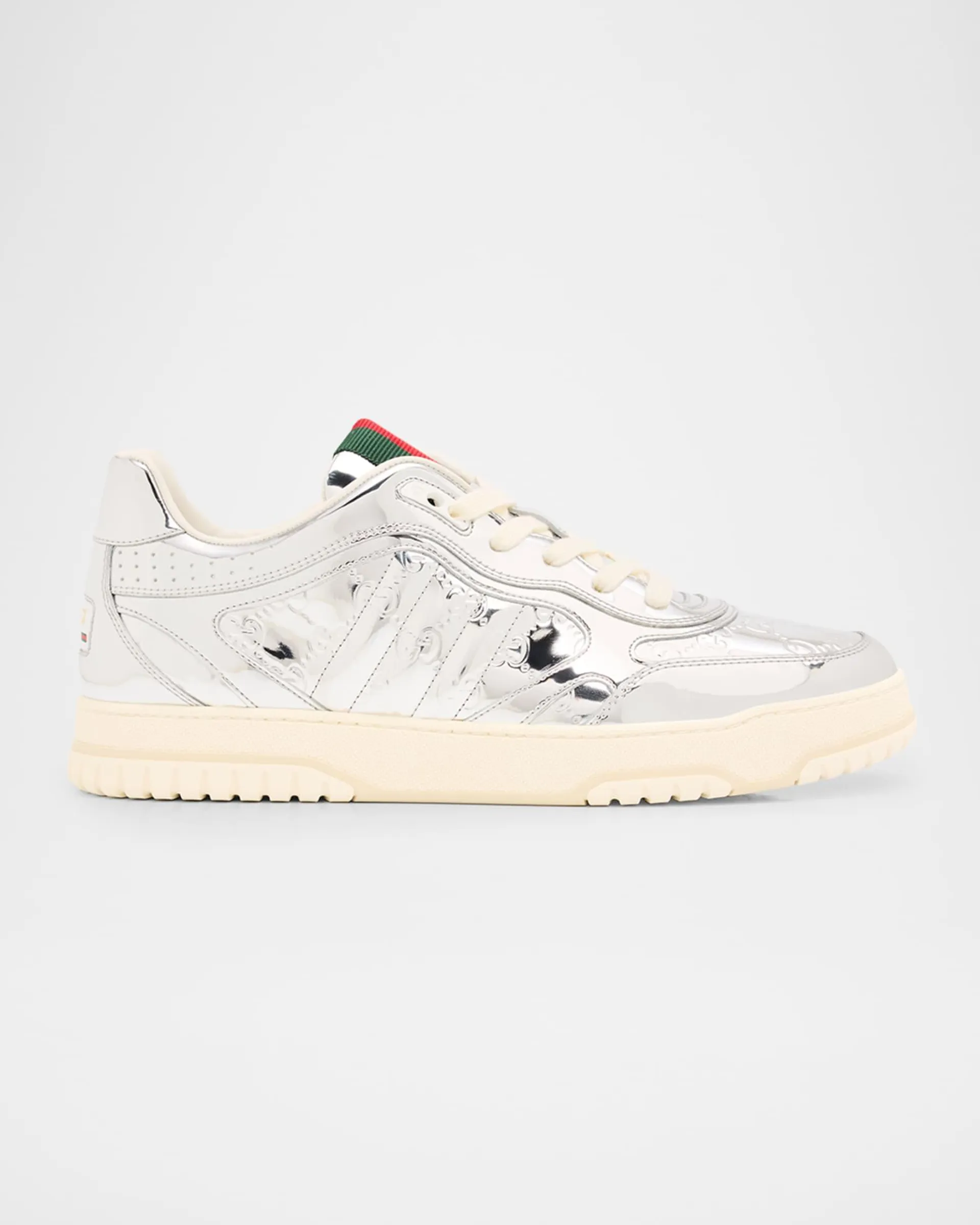Men's Re-Web Mirror Leather Fashion Sneakers