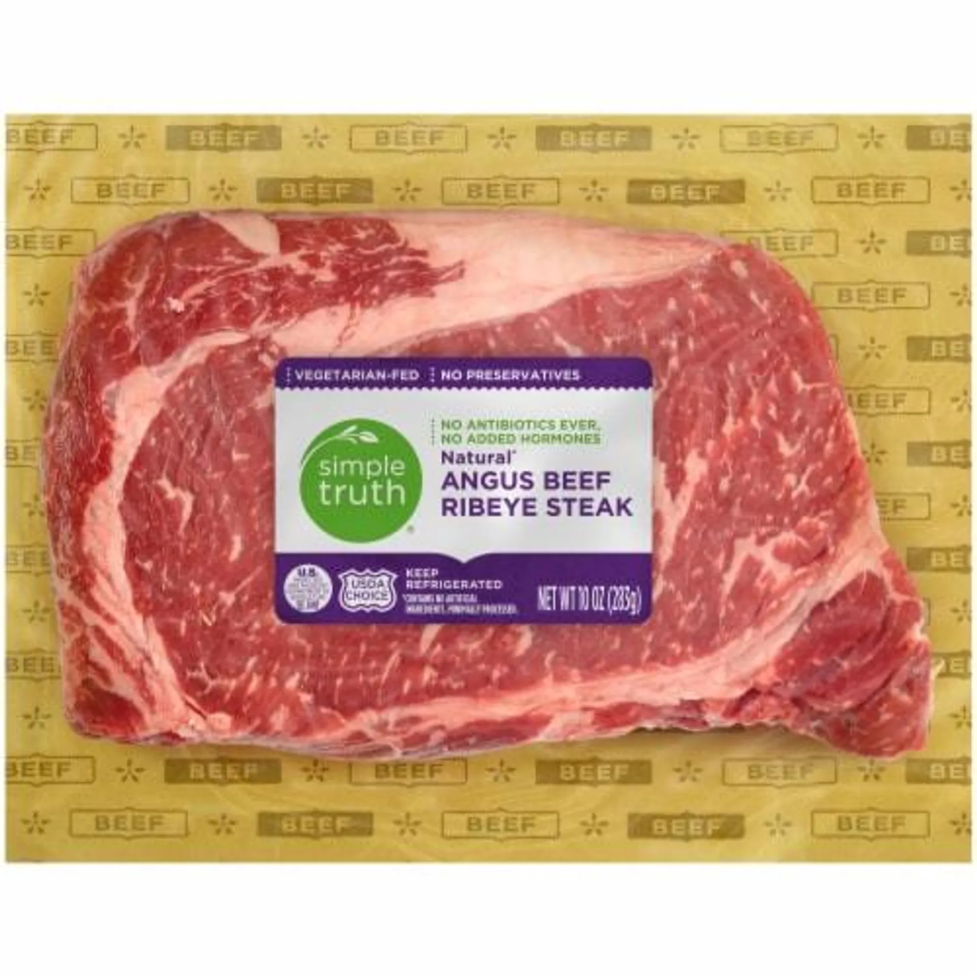 Simple Truth® Natural Angus Beef Ribeye Steak