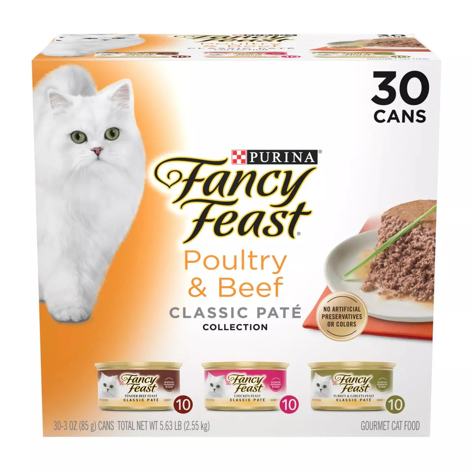 Fancy Feast® Adult Cat Wet Food - Variety Pack, 30 CT, 90 OZ