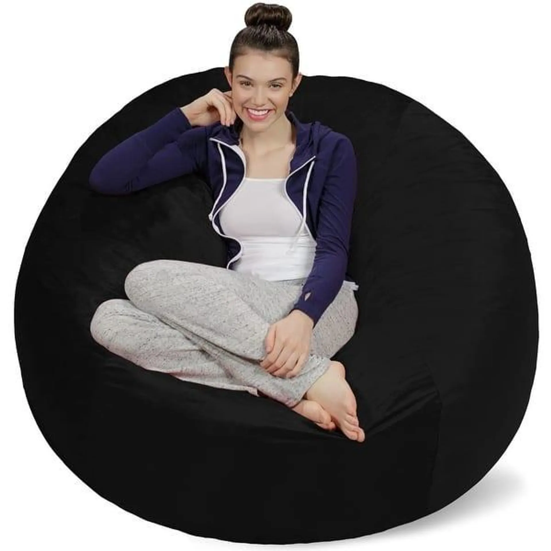 5-foot Bean Bag Chair Large Memory Foam Bean Bag