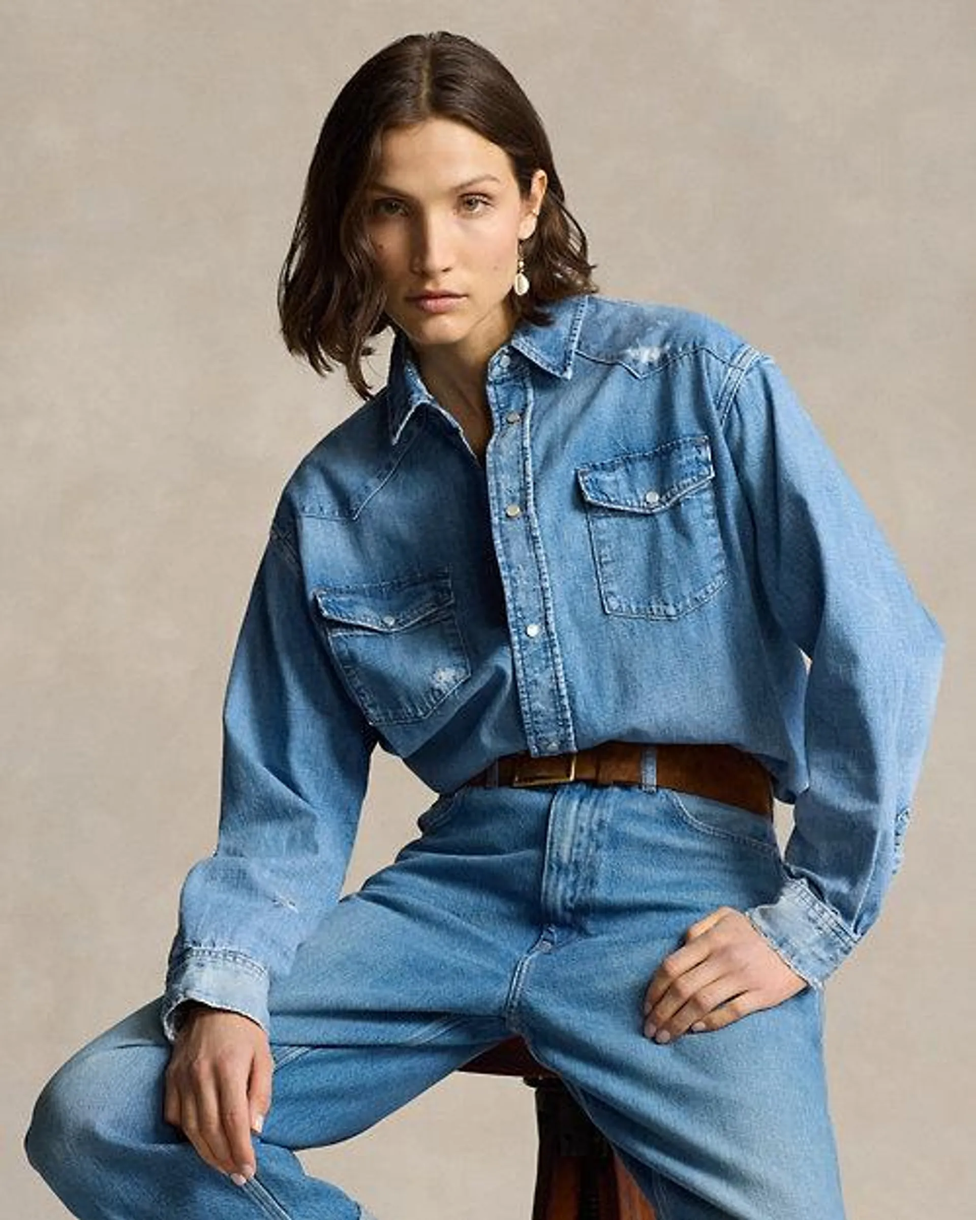 Denim Western Shirt