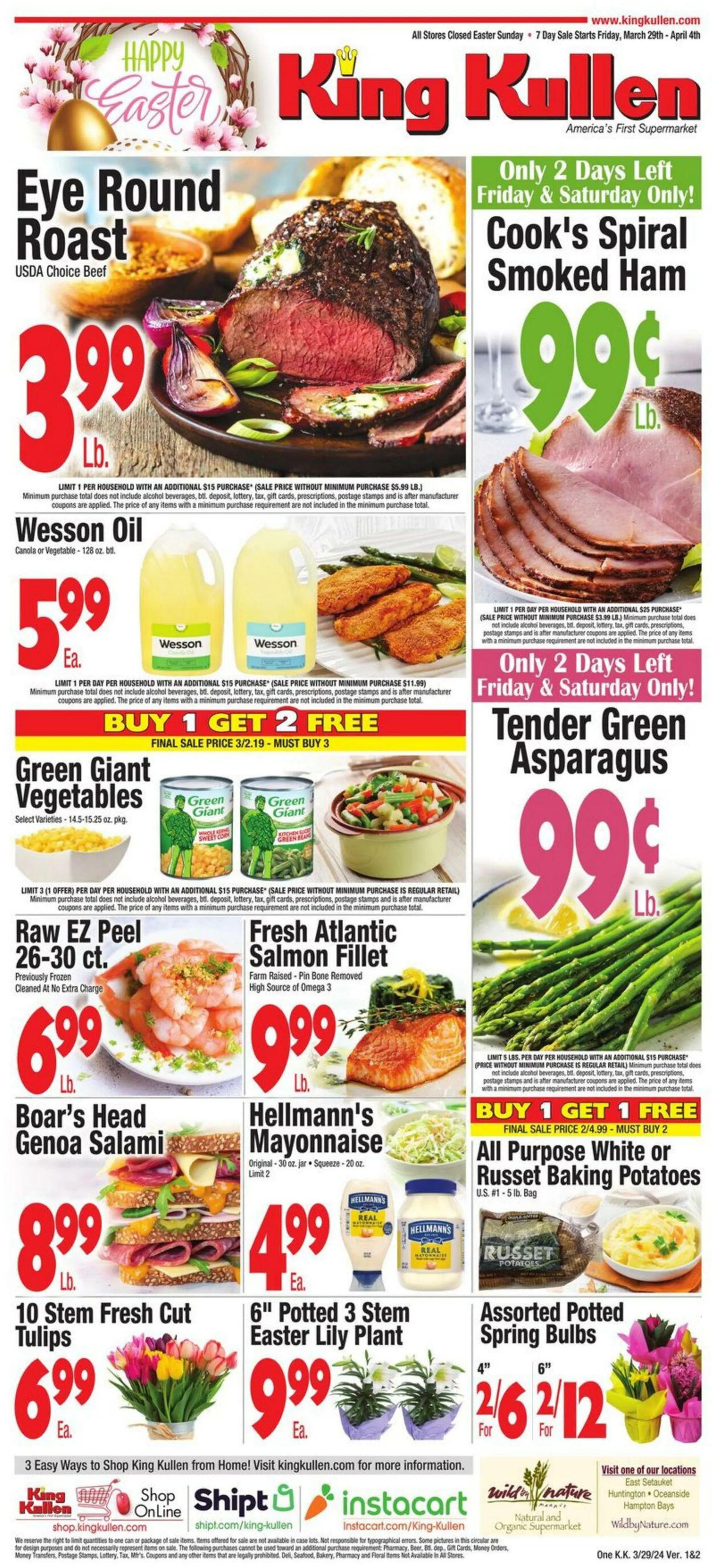 Weekly ad King Kullen Current weekly ad from March 29 to April 4 2024 - Page 