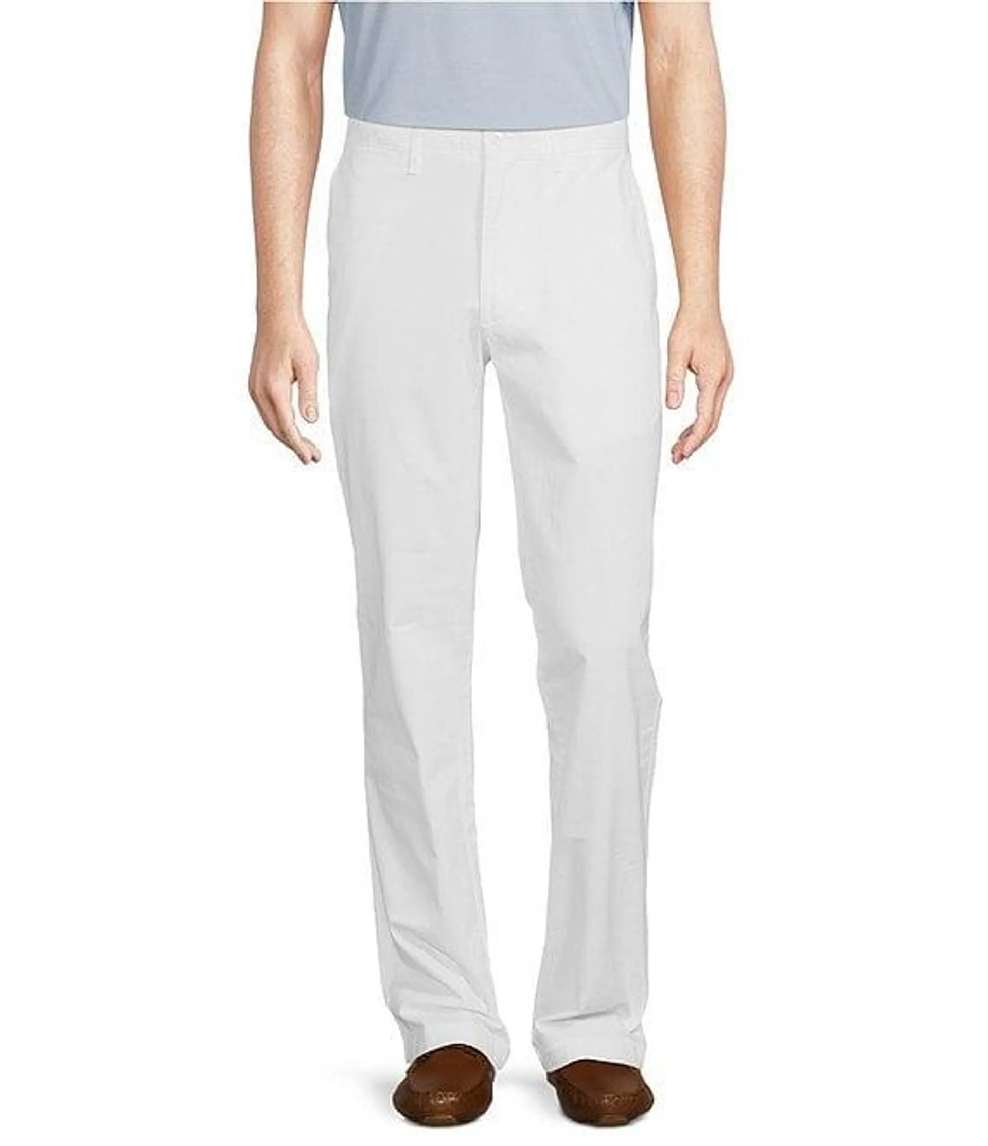 Blue Label Madison Classic-Fit Comfort Stretch Flat-Front Twill Chino Pants