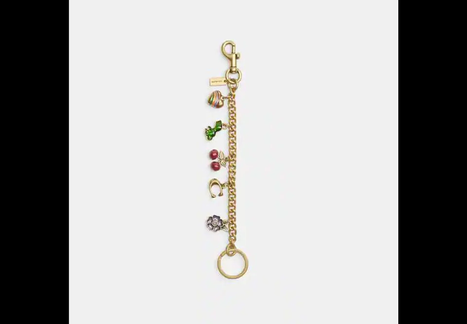 Motif Chain Bag Charm