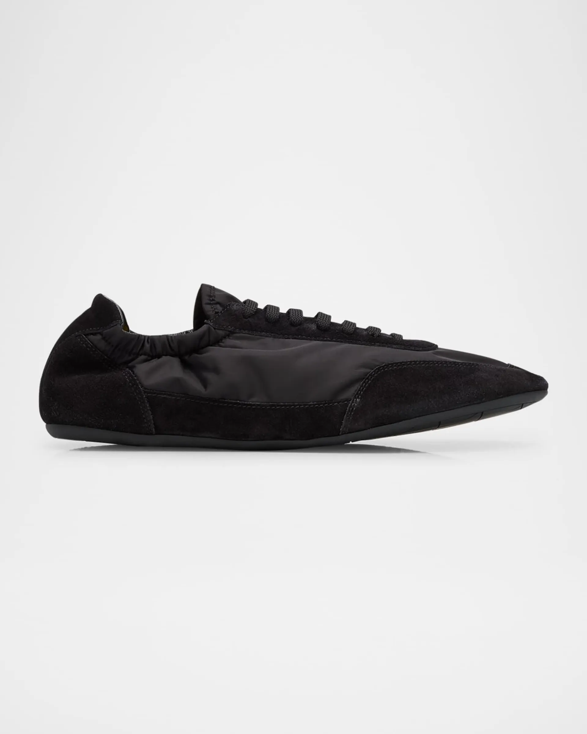 Men's Collapse Nylon and Suede Low-Top Sneakers