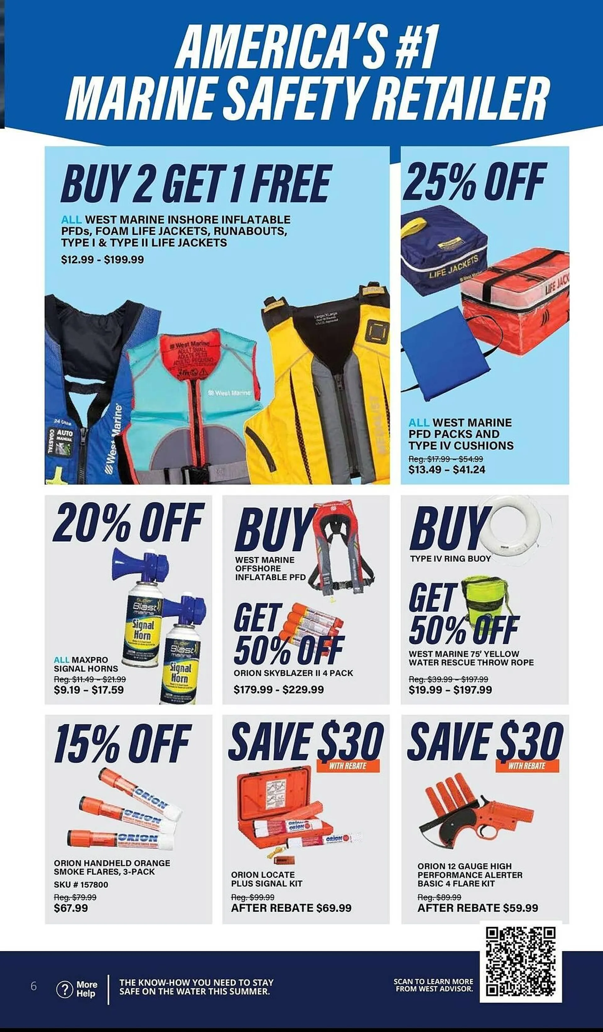 Weekly ad West Marine Weekly Ad from June 6 to June 27 2024 - Page 6