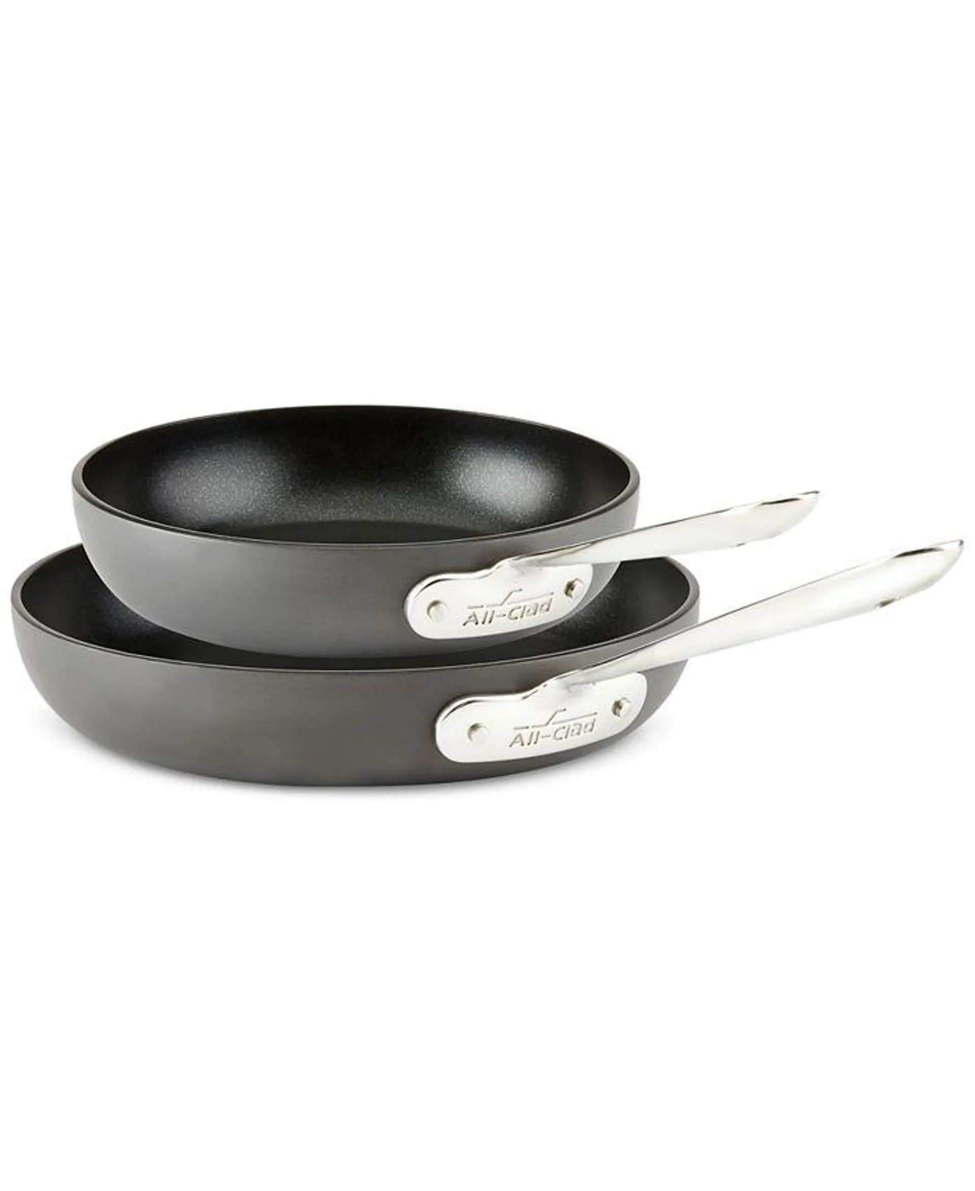 HA1 Hard Anodized 8" & 10" 2PC Fry Pan Set