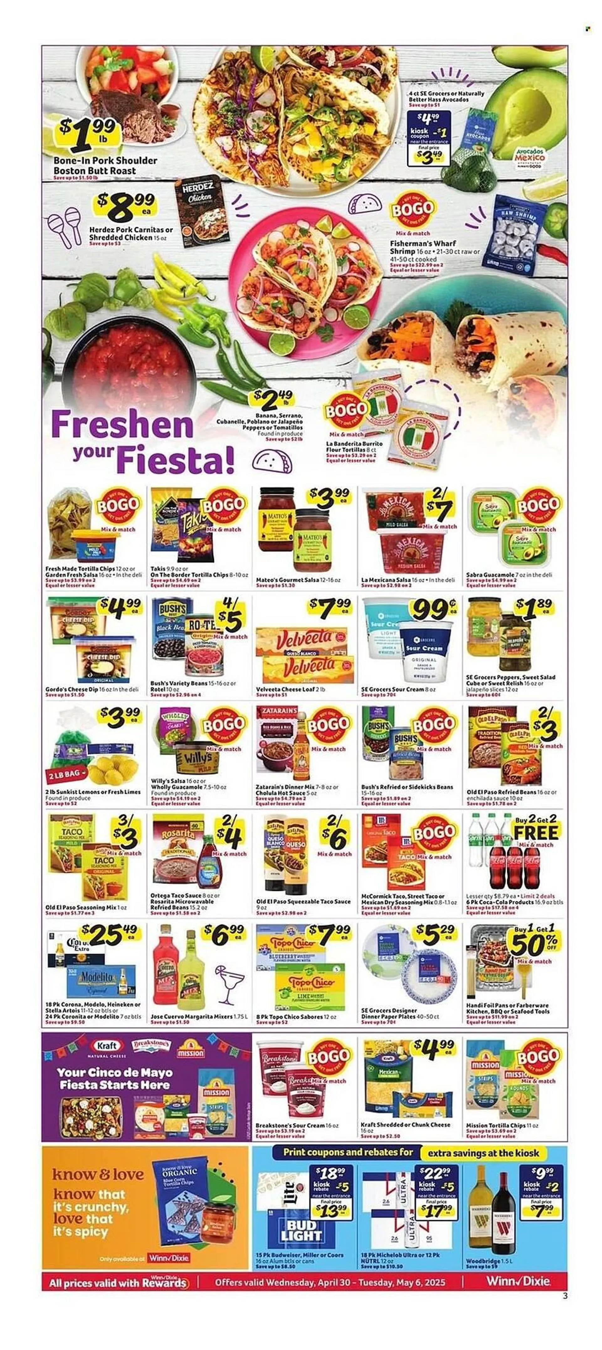 Weekly ad Winn Dixie Weekly Ad from April 30 to May 6 2025 - Page 3