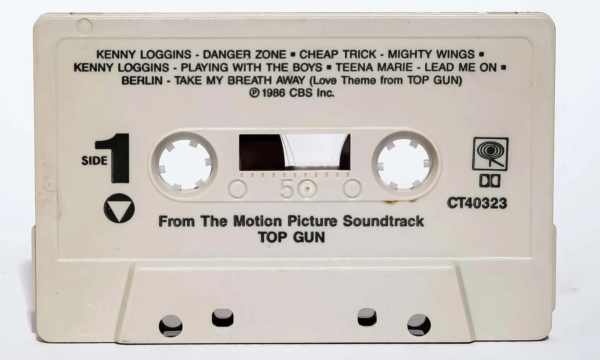 40x60 TOP GUN Soundtrack Cassette Tape Photography Pop Art Photograph Unsigned