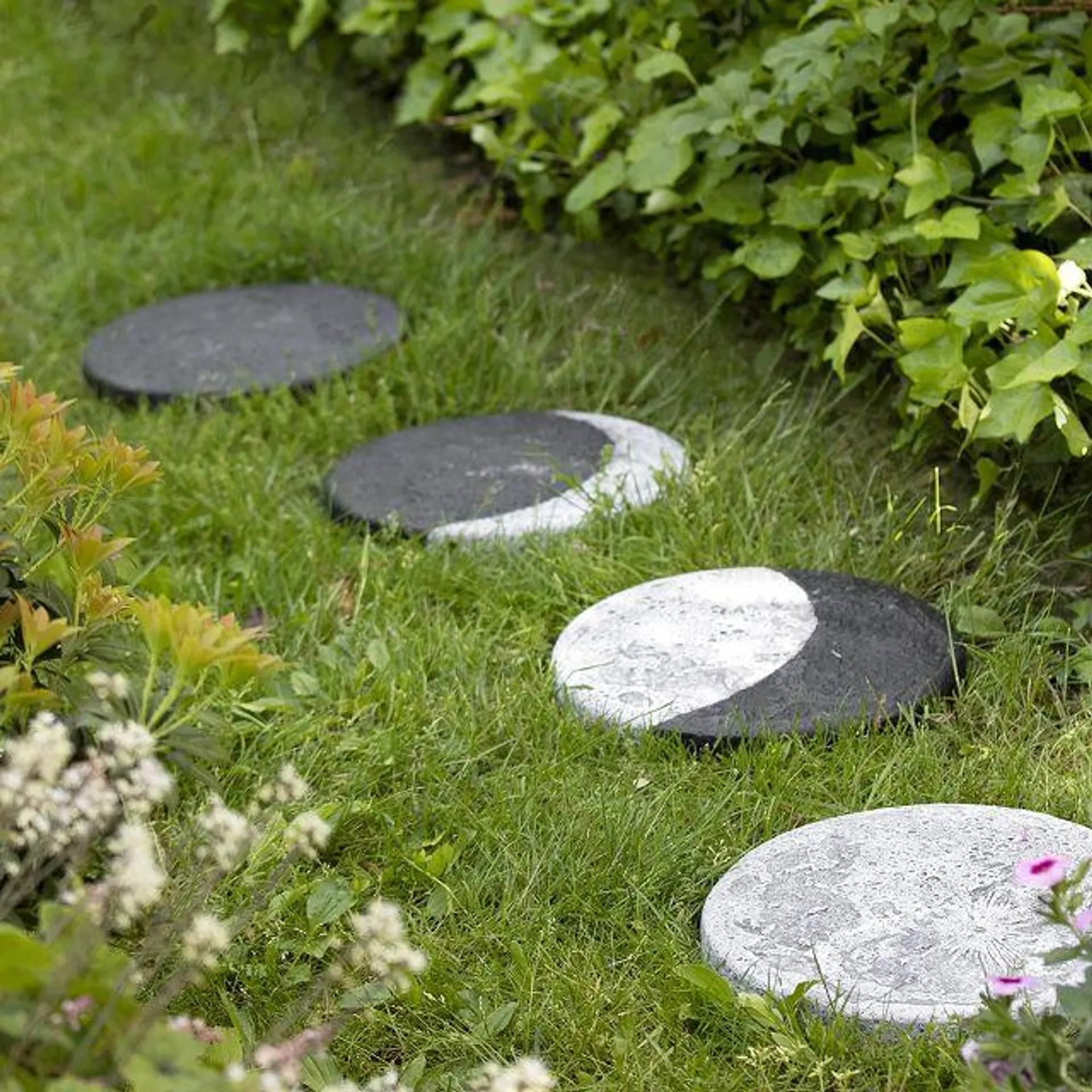 Moon Phase Garden Stepping Stone