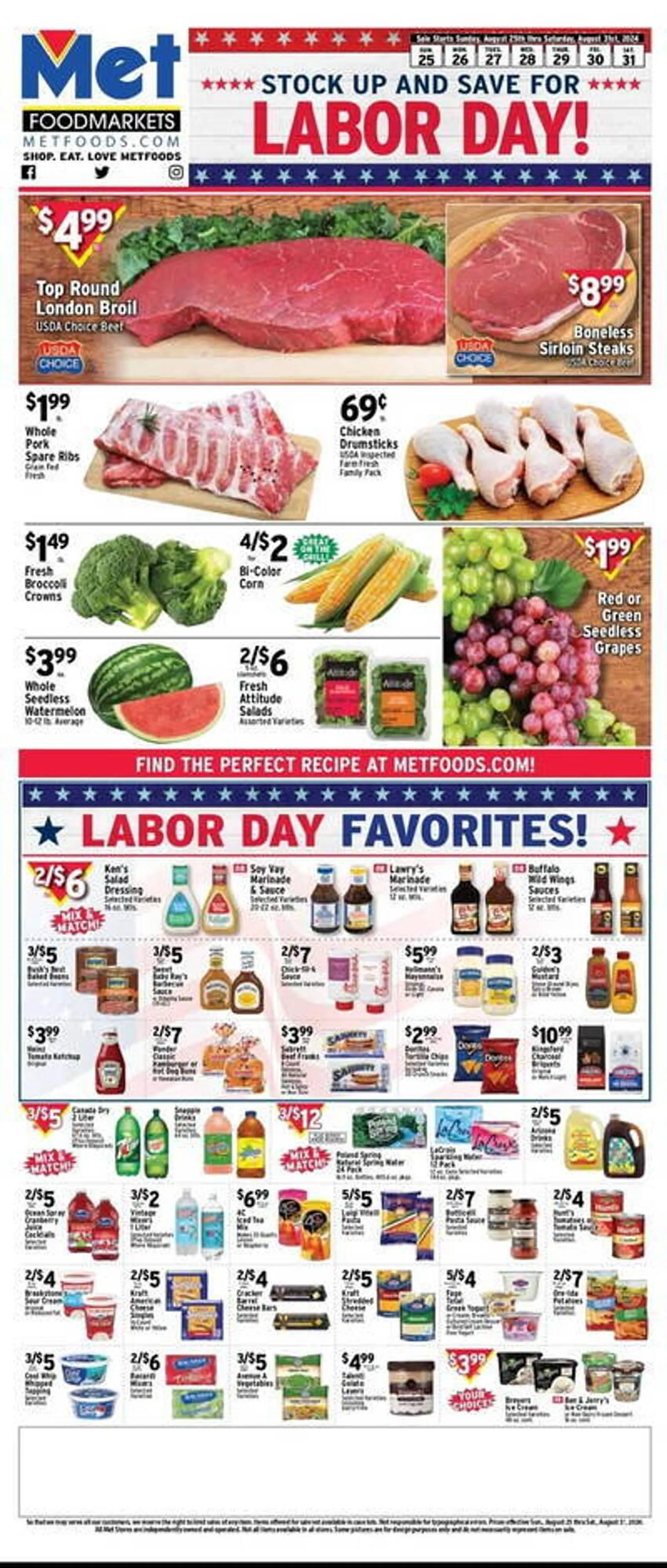 Met Foodmarkets Weekly Ad - 1