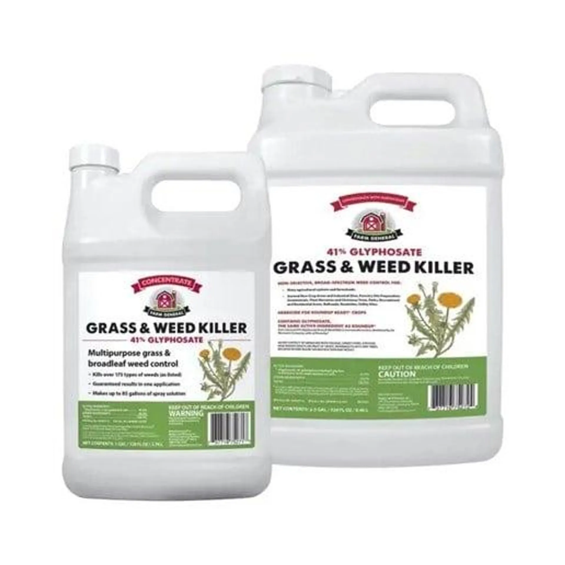 Grass and Weed Killer 41% Glyphosate, 2.5-Gal