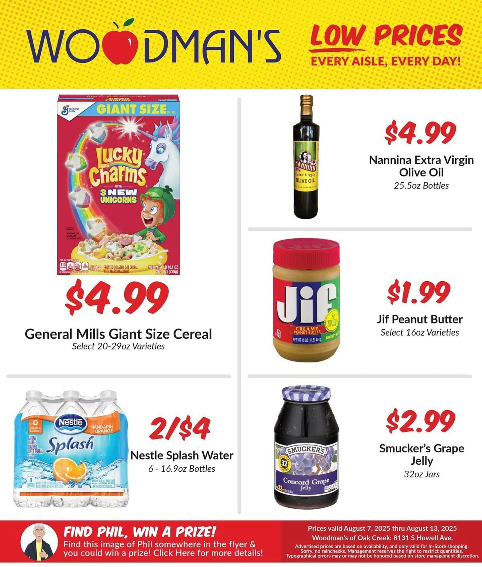 Weekly ad Woodman's Weekly Ad from August 7 to August 13 2025 - Page 1