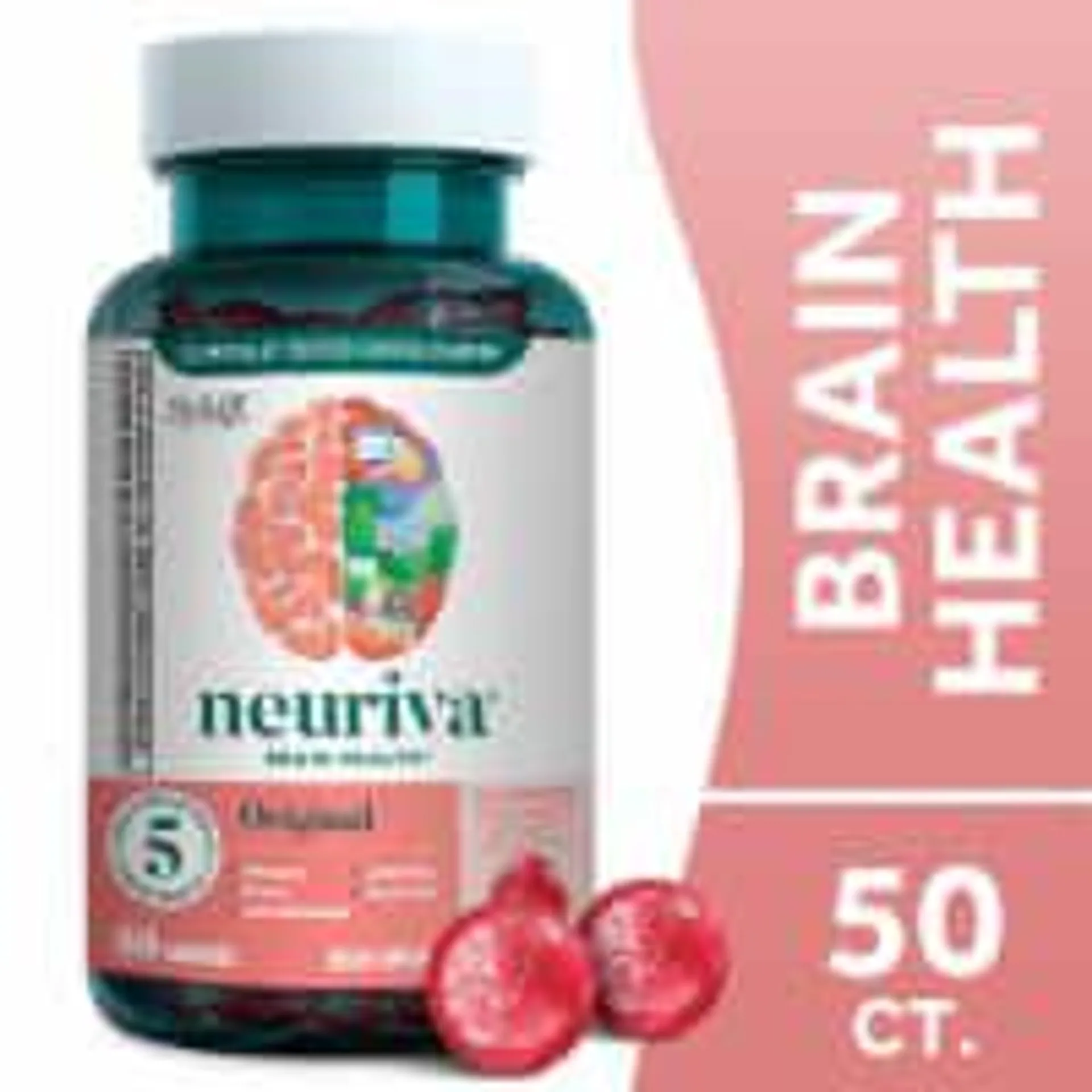 Neuriva® Brain Performance Original Strawberry Flavored Gummies