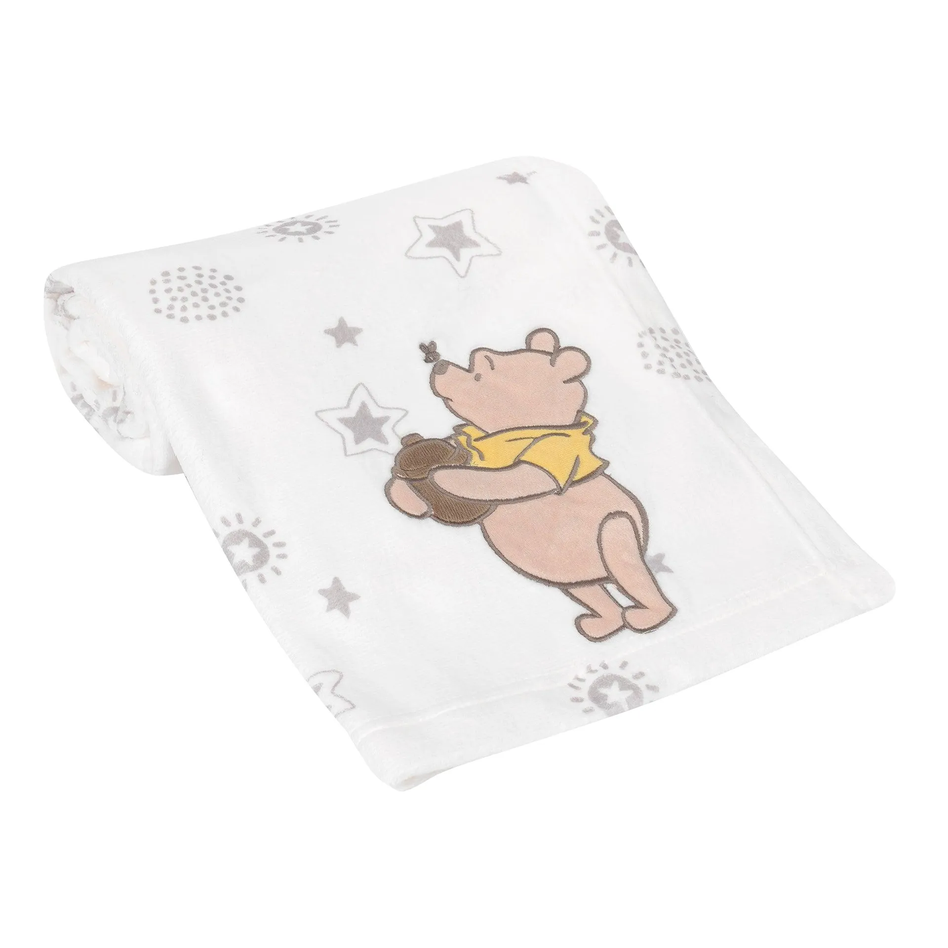 Disney Winnie the Pooh Lux Receiving Blanket