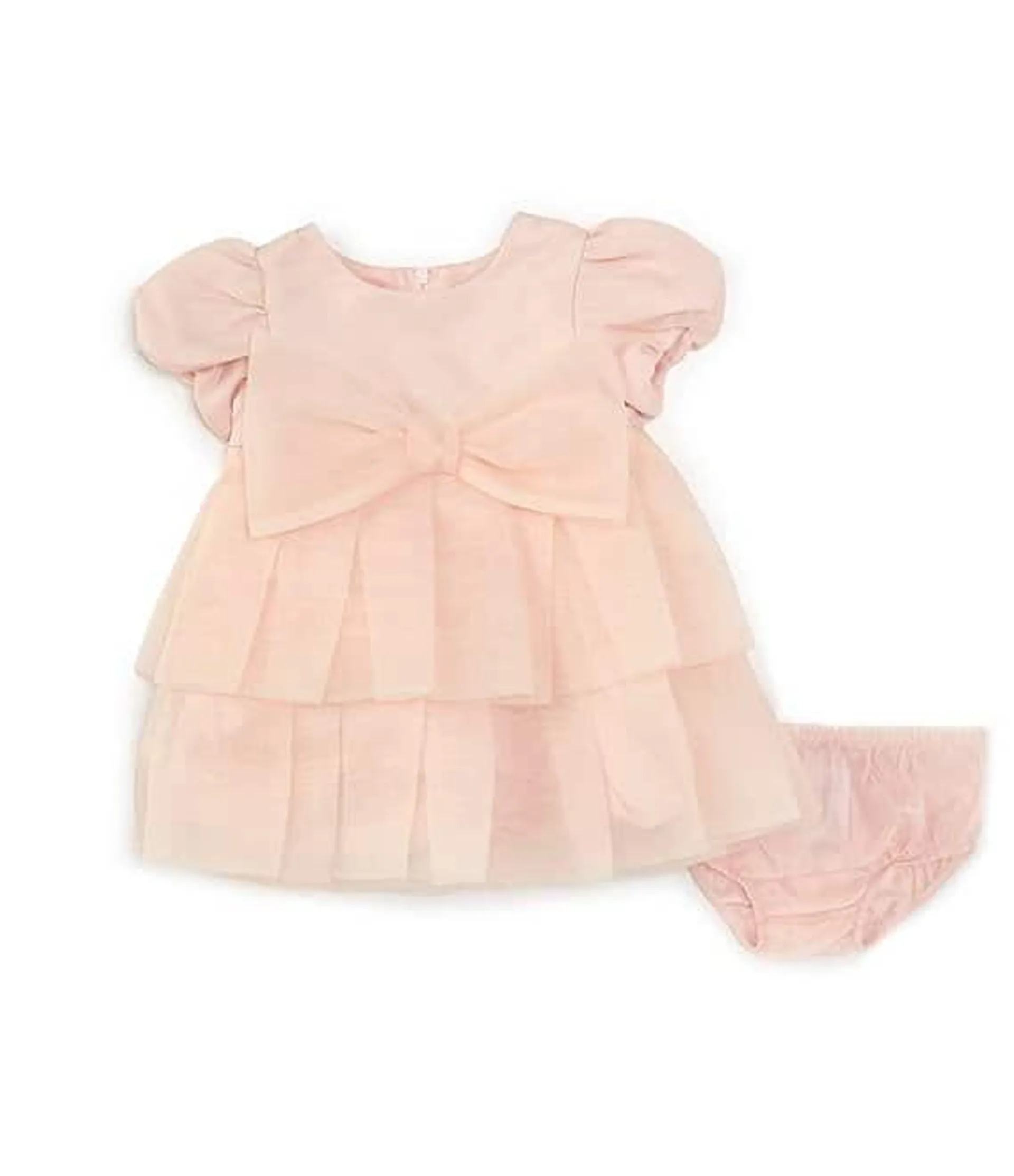 Baby Girls Newborn-24 Months Sleeveless Organza Fit & Flare Dress