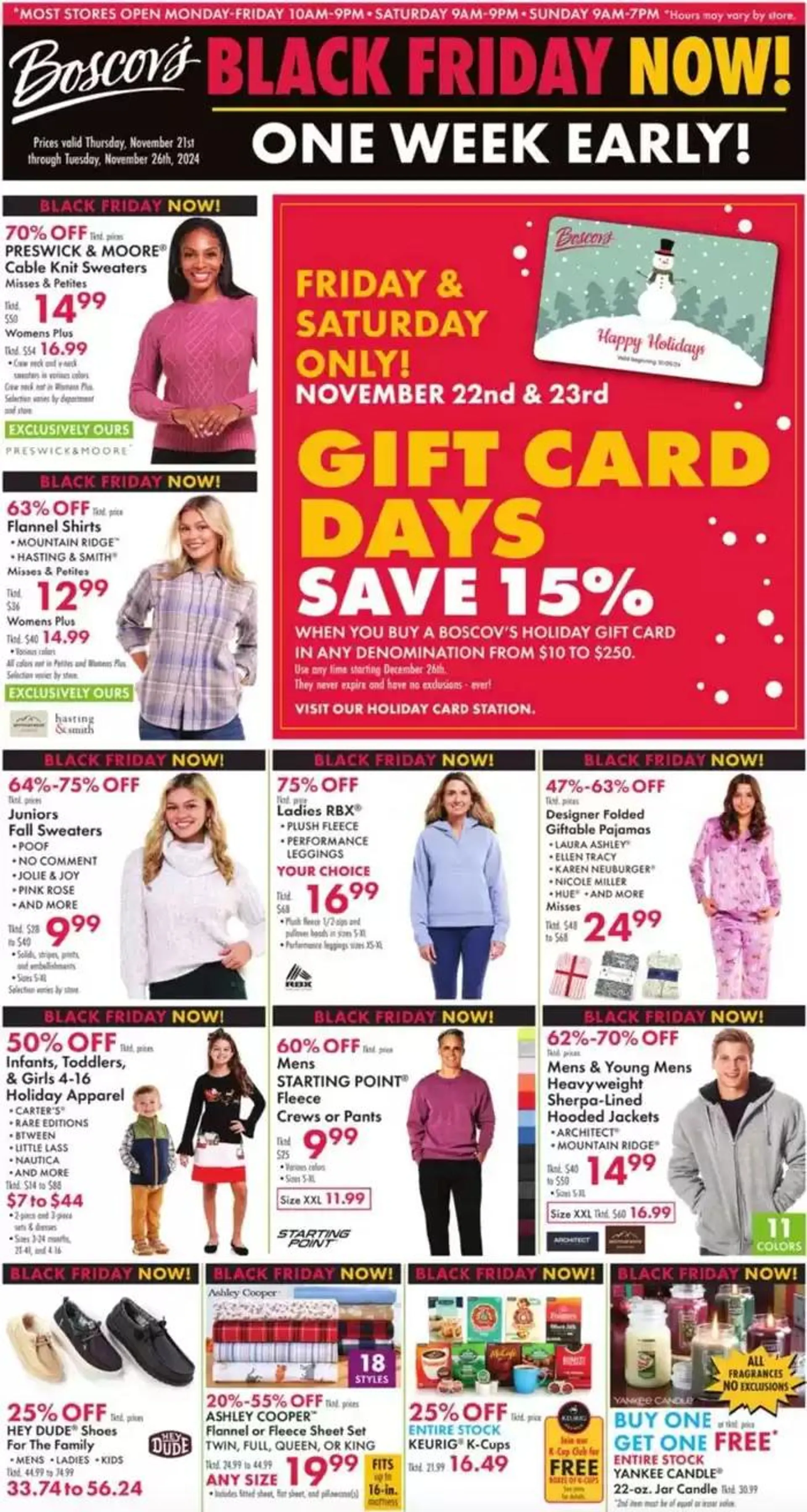 Weekly Ads Boscovs - 1