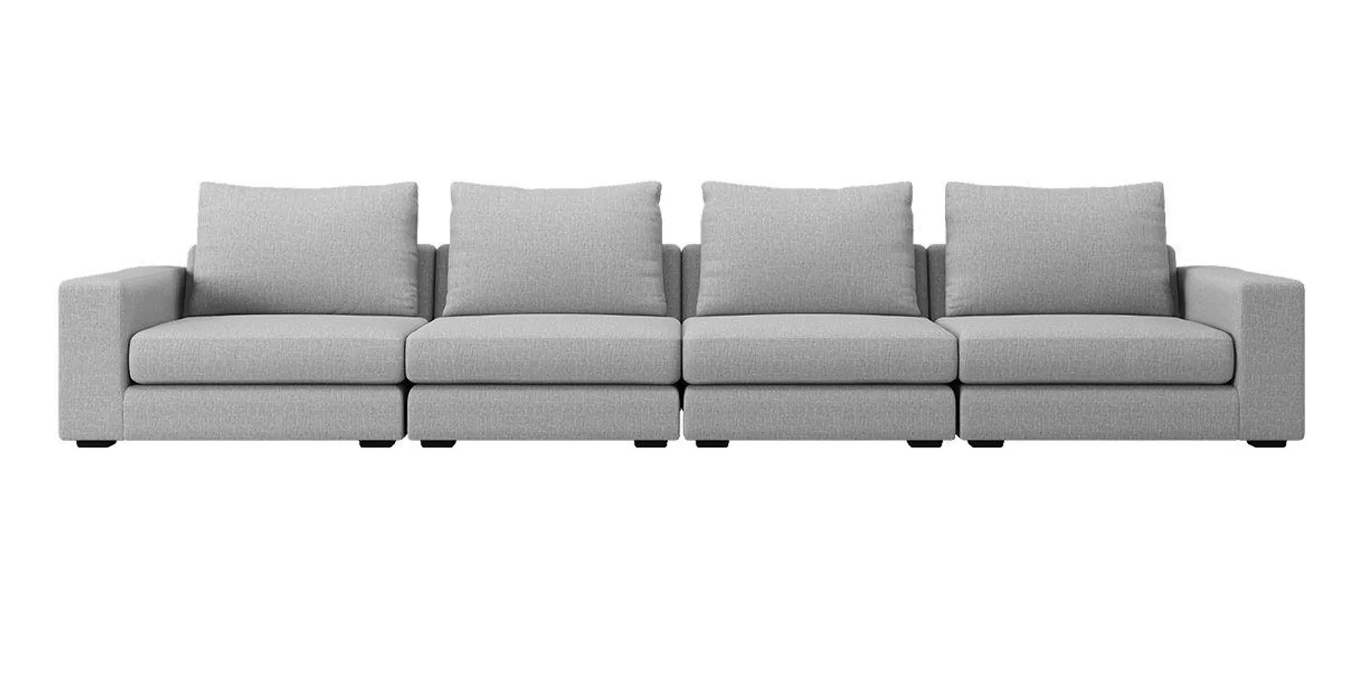 Braxton 4-Piece Sofa Gray