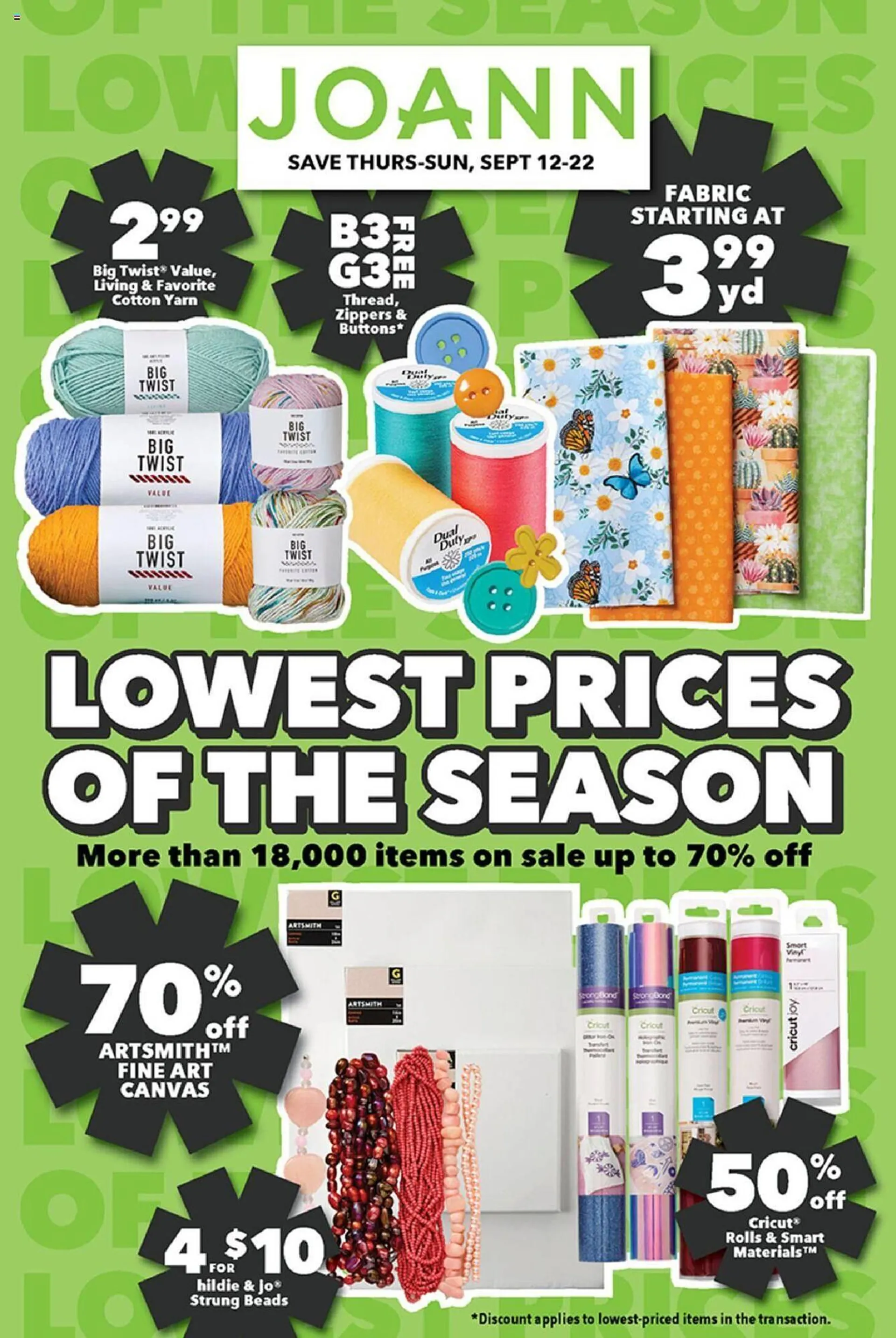 JOANN Weekly Ad - 1